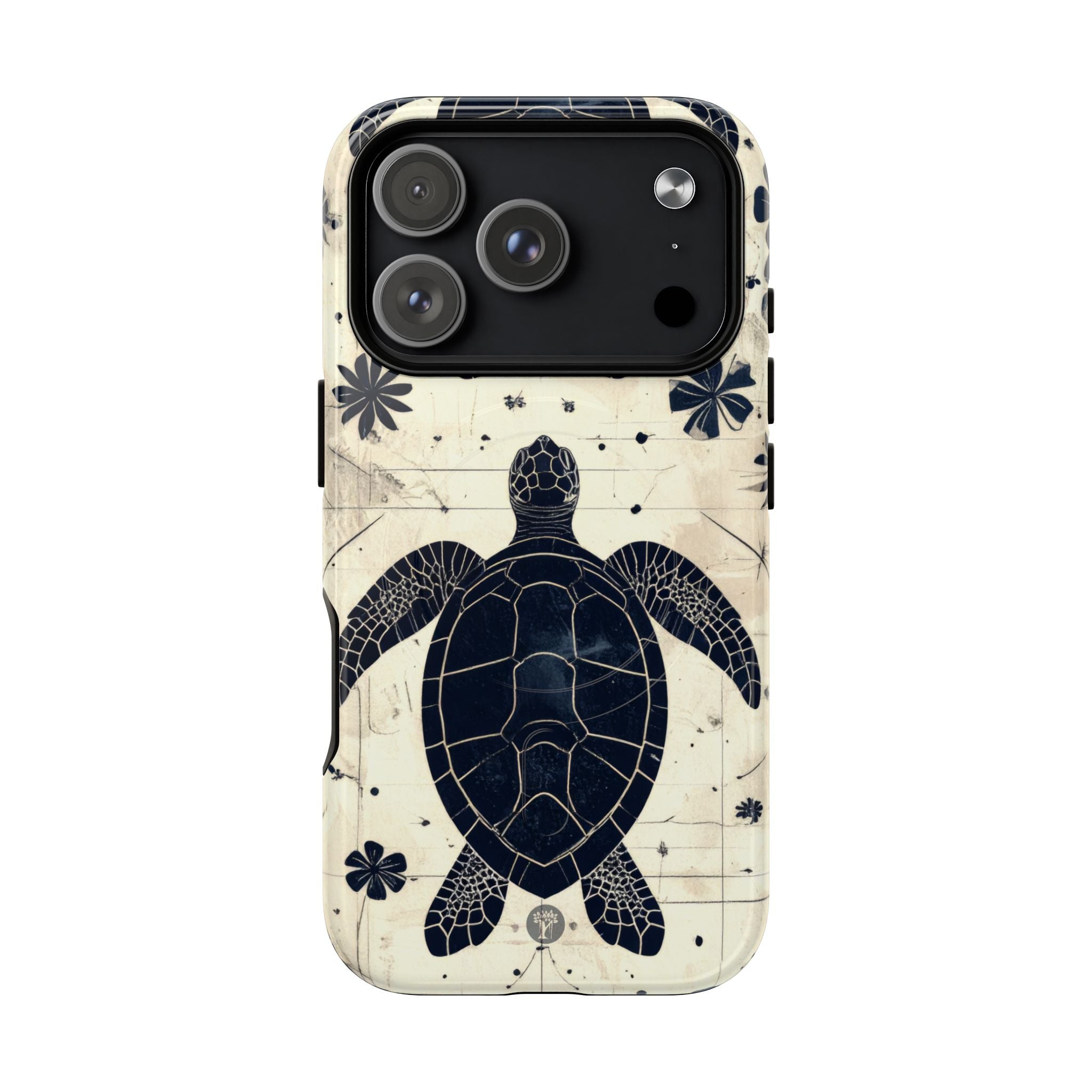 Tapa Keʻa Honu Magnetic Case for iPhone iPhone 17 Pro Glossy The Local Banyan