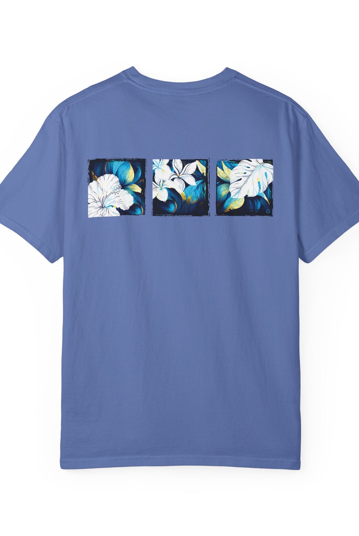 Coastal Bloom Garment Dyed Tee Red S The Local Banyan