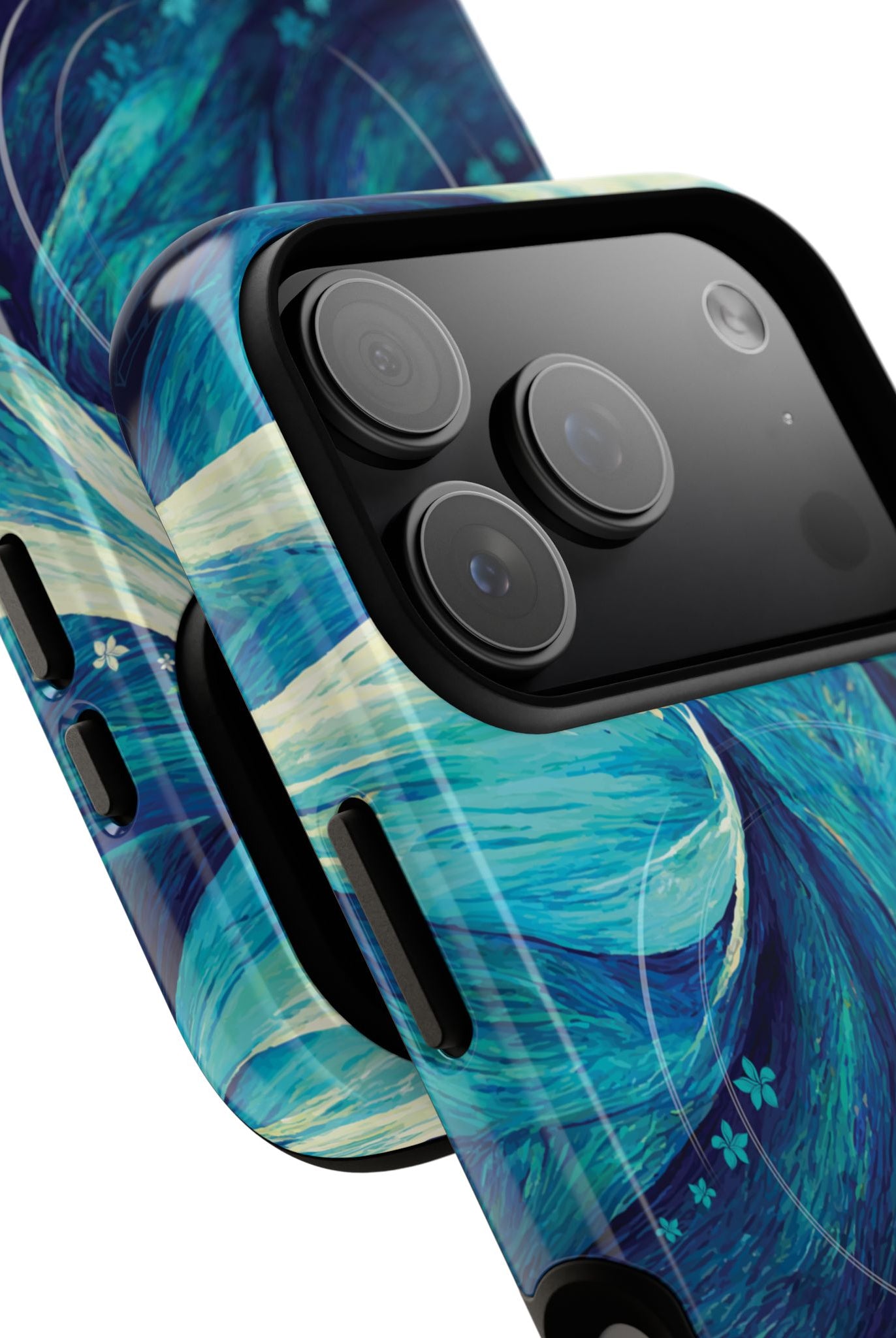 Eternal Mana MagSafe iPhone Case Side View - Dual Layer Drop Protection Hawaiian Phone Case - The Local Banyan