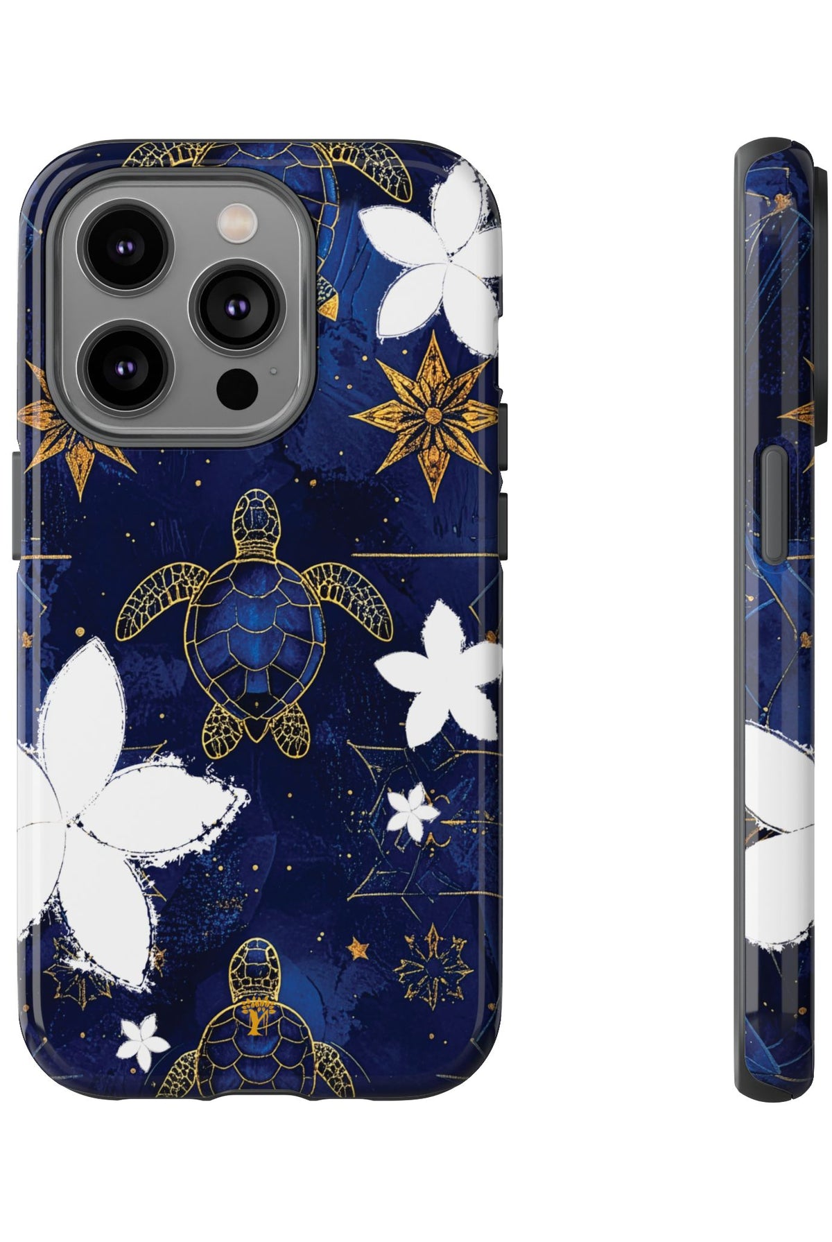 Tapa Hoku Honu Tough Case for iPhone iPhone 14 Pro Glossy The Local Banyan