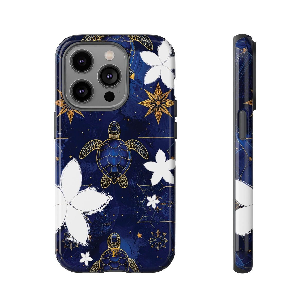 Tapa Hoku Honu Tough Case for iPhone iPhone 14 Pro Glossy The Local Banyan