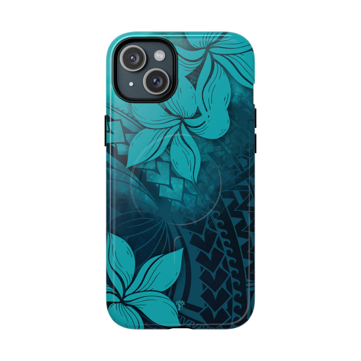 Moana Bloom Magnetic Case for iPhone iPhone 15 Plus Glossy The Local Banyan