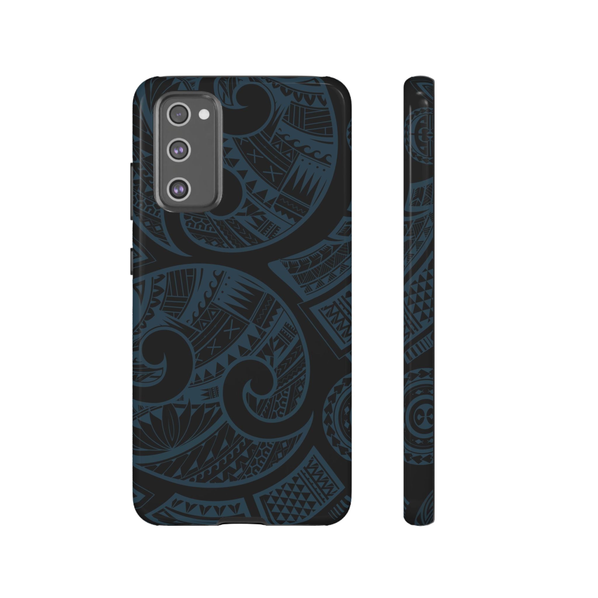 Island Tribal Royal Teal Tough Case for Samsung Galaxy Phone Case The Local Banyan Samsung Galaxy S20 FE Glossy
