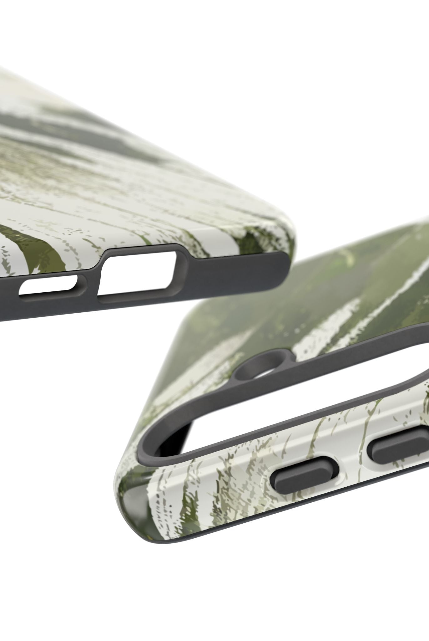 Island Breeze Tough Samsung Galaxy Case Side View - Dual Layer Drop Protection Hawaiian Phone Case - The Local Banyan