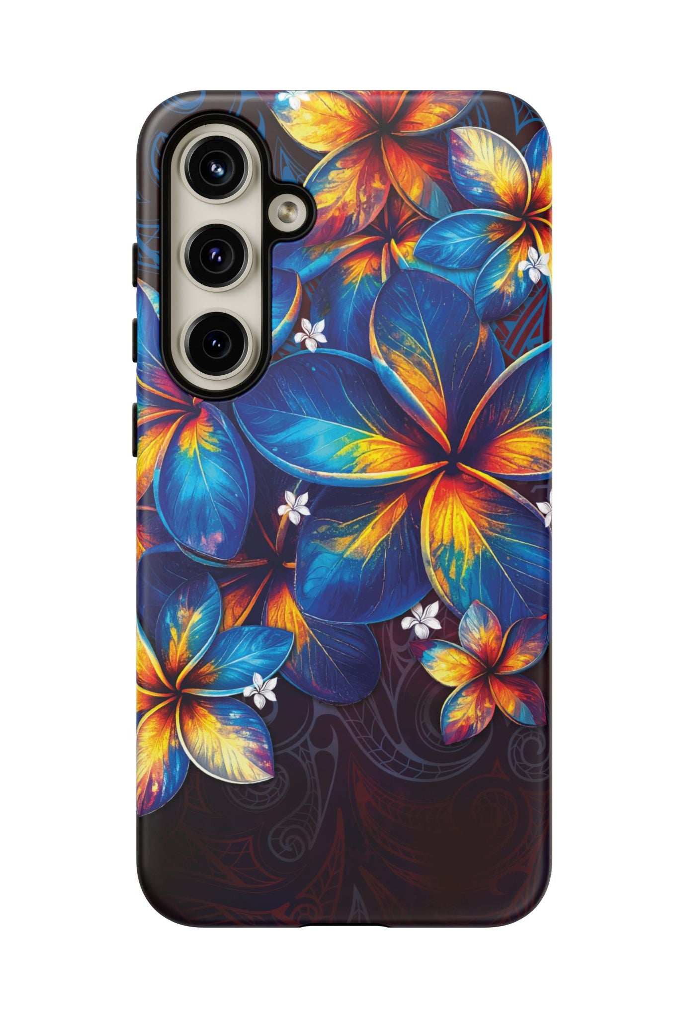 Nohea Twilight Tough Samsung Galaxy Case Side View - Dual Layer Drop Protection Hawaiian Phone Case - The Local Banyan