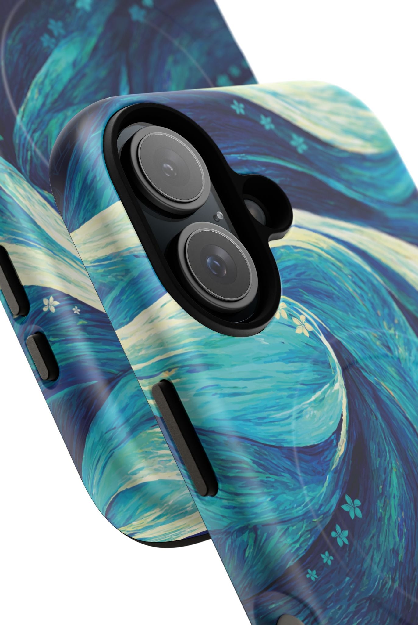 Eternal Mana MagSafe iPhone Case Side View - Dual Layer Drop Protection Hawaiian Phone Case - The Local Banyan