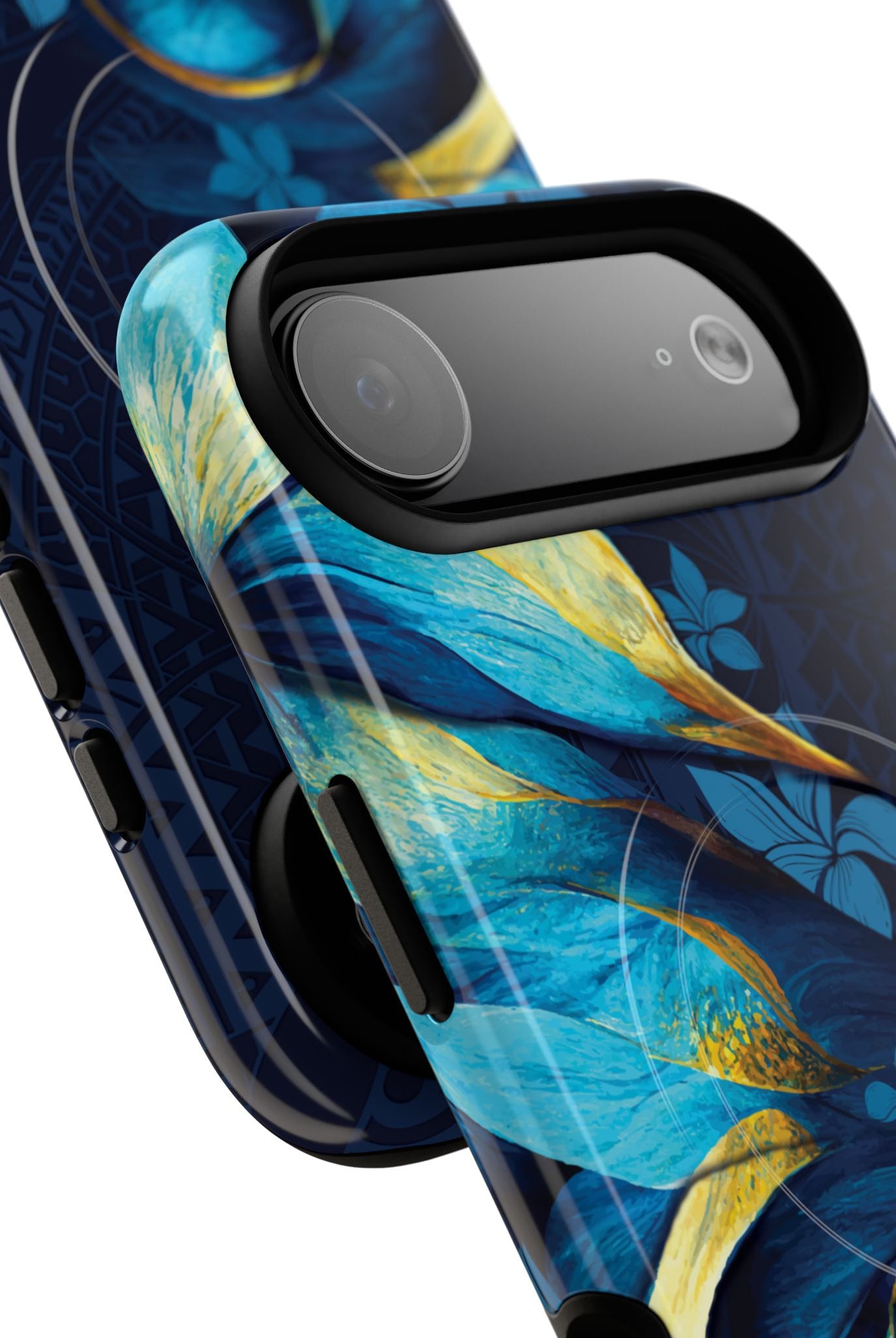 Po Mahina MagSafe iPhone Case Side View - Dual Layer Drop Protection Hawaiian Phone Case - The Local Banyan