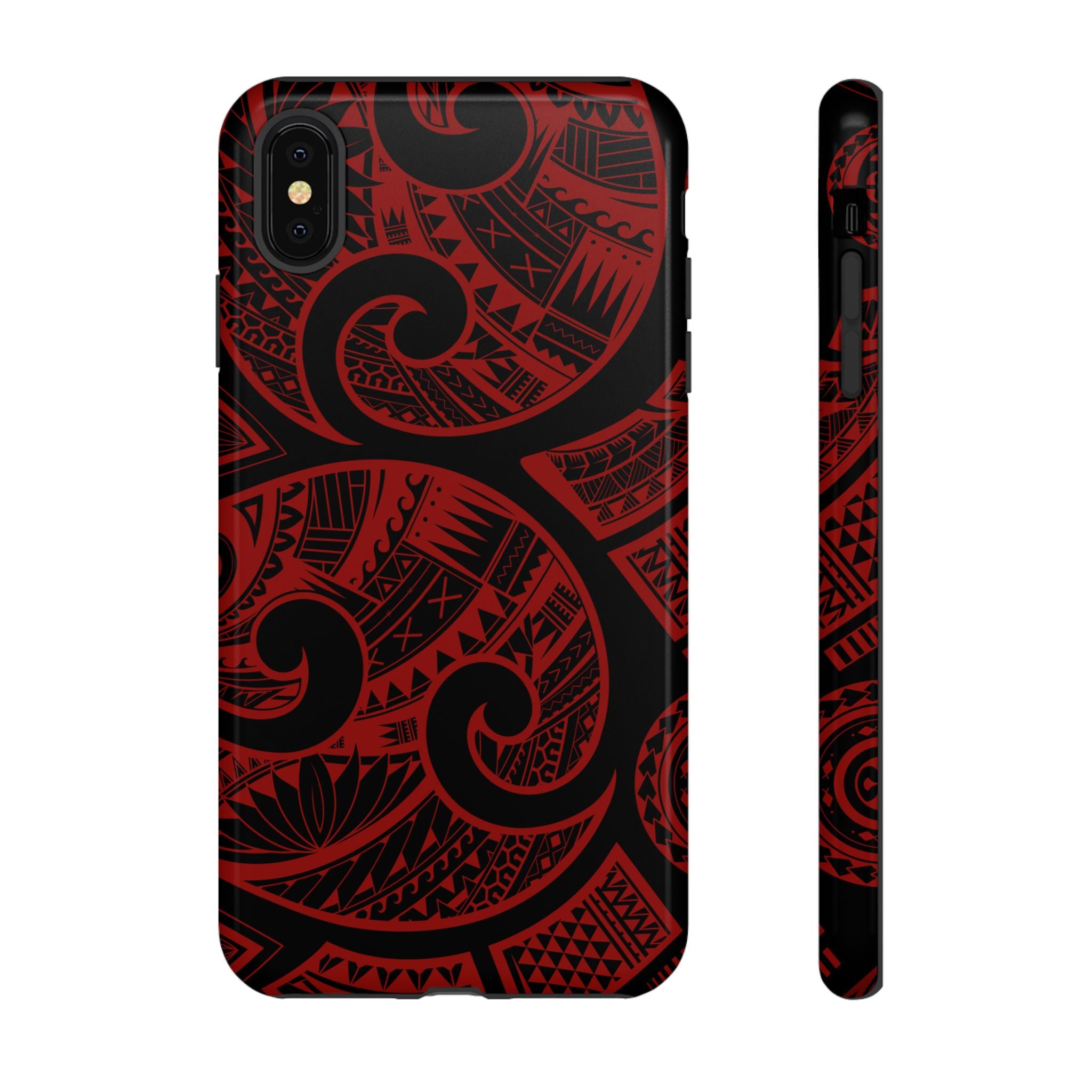 Island Tribal Red Tough Case for iPhone Phone Case The Local Banyan