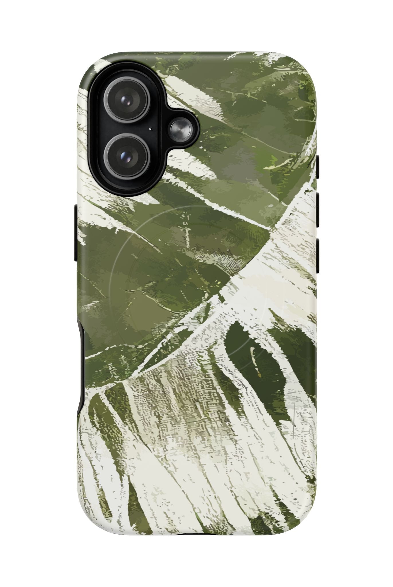 Island Breeze MagSafe iPhone Case Side View - Dual Layer Drop Protection Hawaiian Phone Case - The Local Banyan
