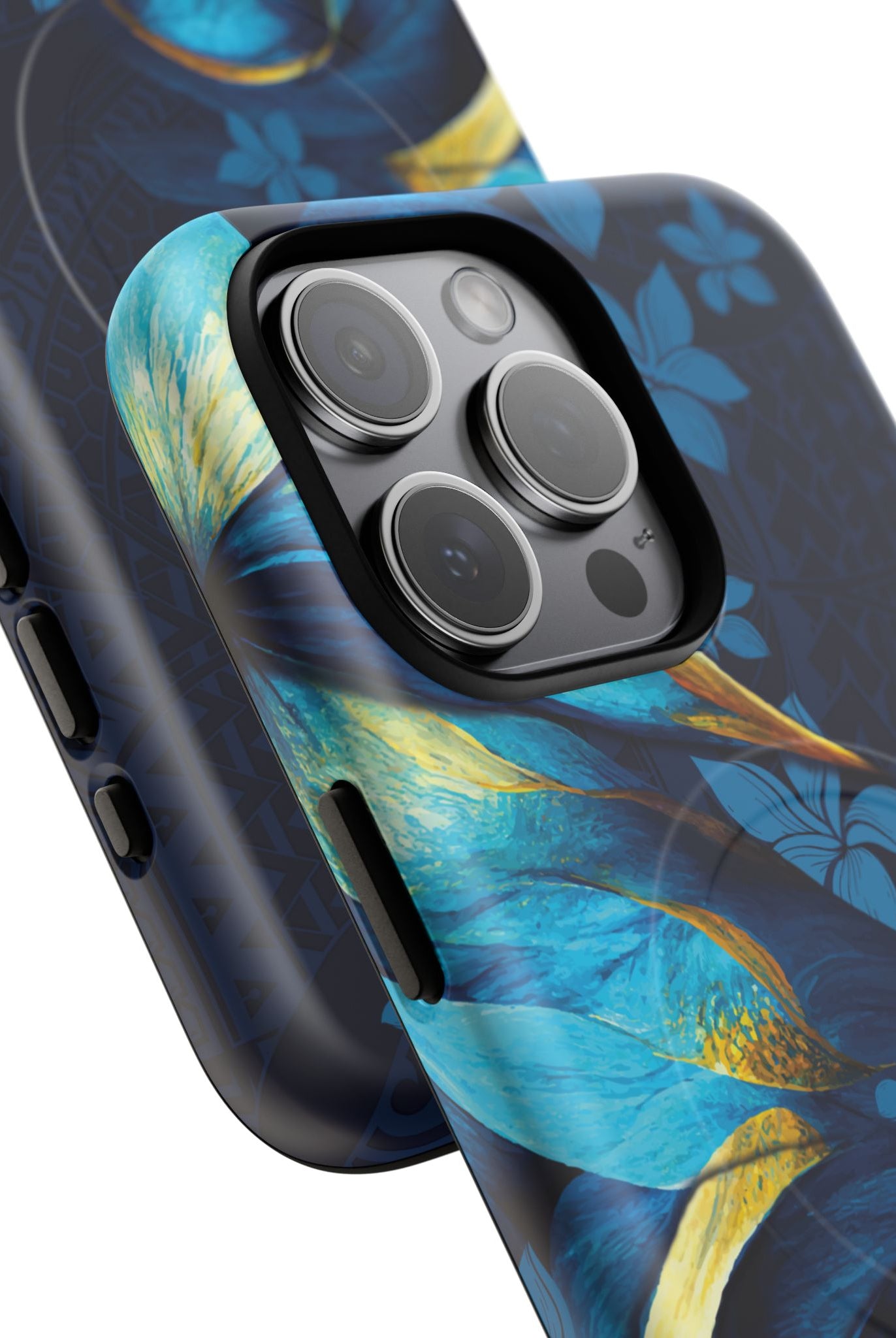 Po Mahina MagSafe iPhone Case Side View - Dual Layer Drop Protection Hawaiian Phone Case - The Local Banyan