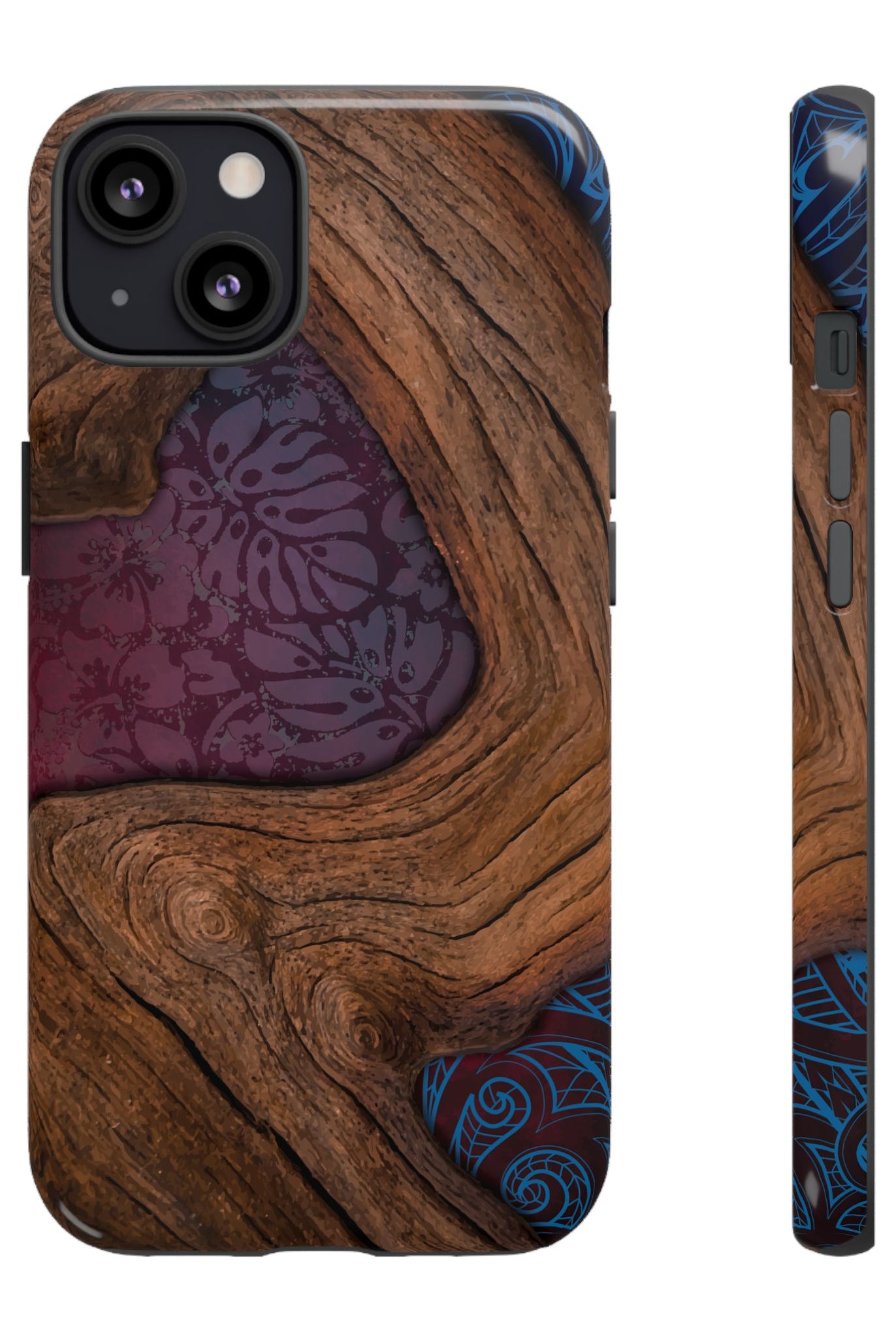 Kūpaʻa Tough Case for iPhone Phone Case The Local Banyan iPhone 13 Glossy