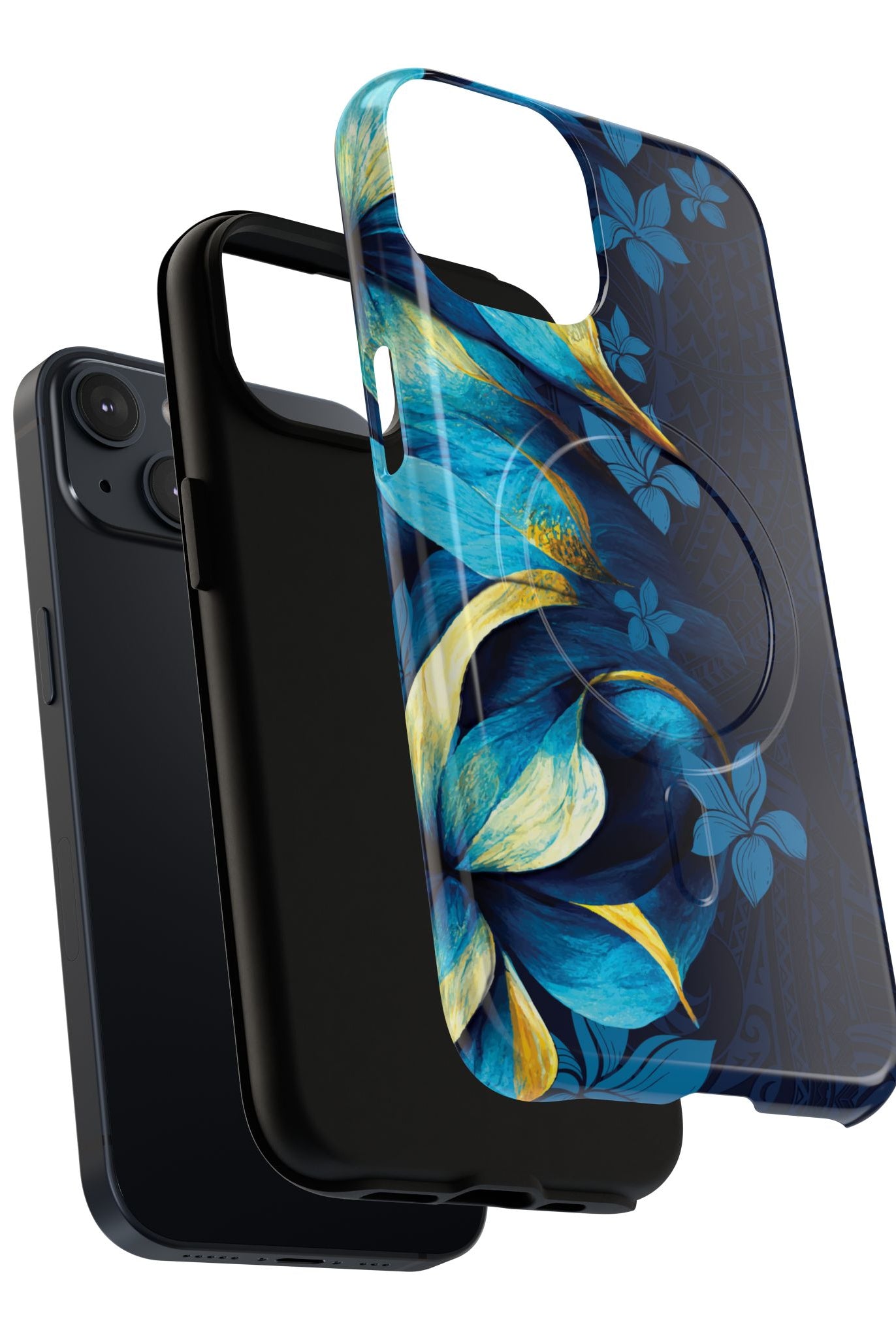 Po Mahina MagSafe iPhone Case Side View - Dual Layer Drop Protection Hawaiian Phone Case - The Local Banyan