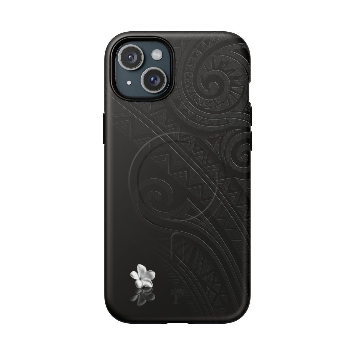 Plumeria Aka Magnetic Case for iPhone iPhone 15 Plus Matte The Local Banyan