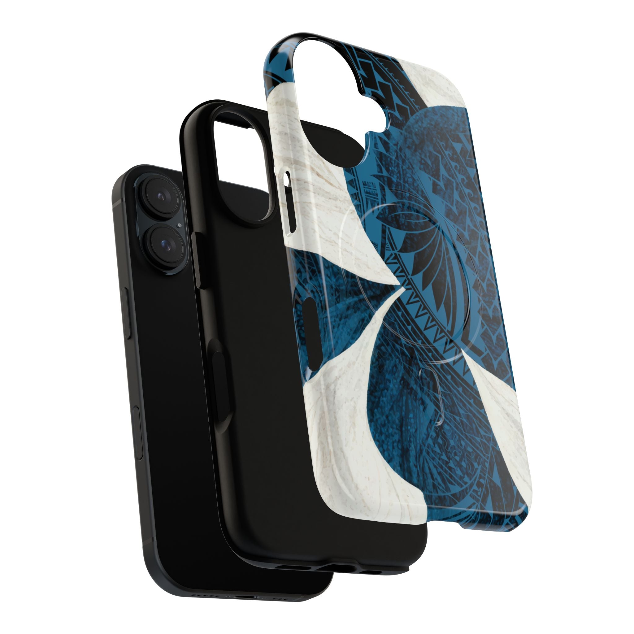 Hana Breeze MagSafe iPhone Case Side View - Dual Layer Drop Protection Hawaiian Phone Case - The Local Banyan