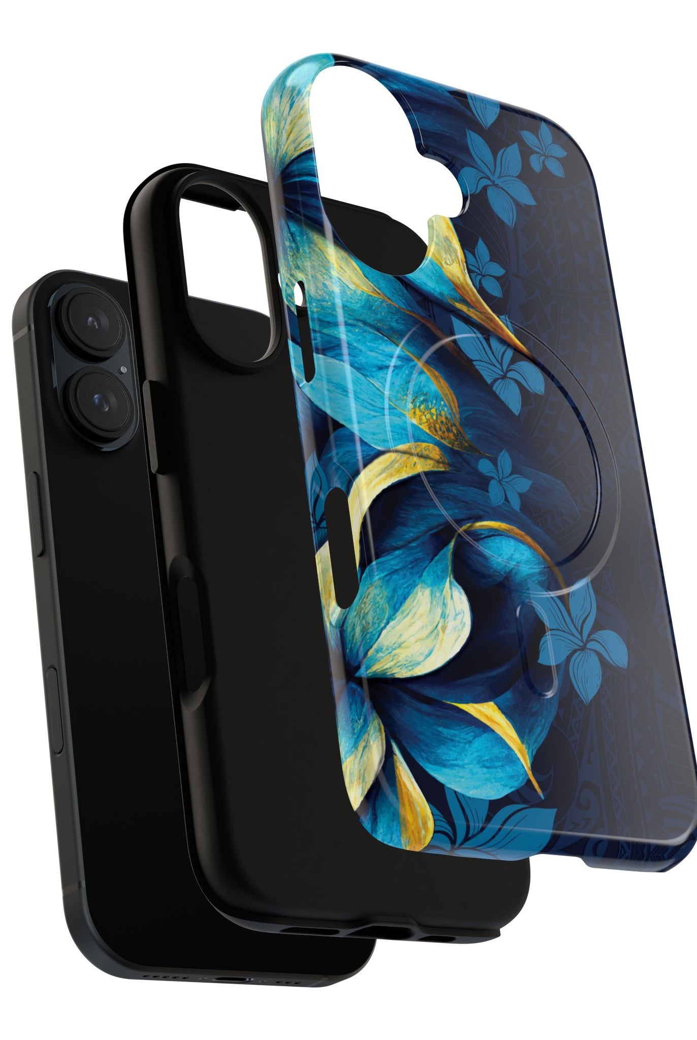 Po Mahina MagSafe iPhone Case Side View - Dual Layer Drop Protection Hawaiian Phone Case - The Local Banyan