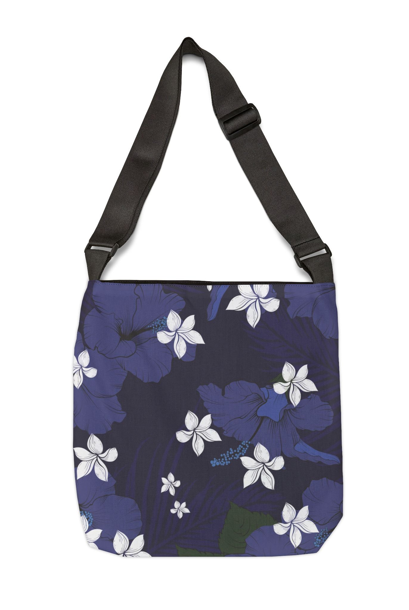 Vintage Blue Tote Bag with Adjustable Strap Totes