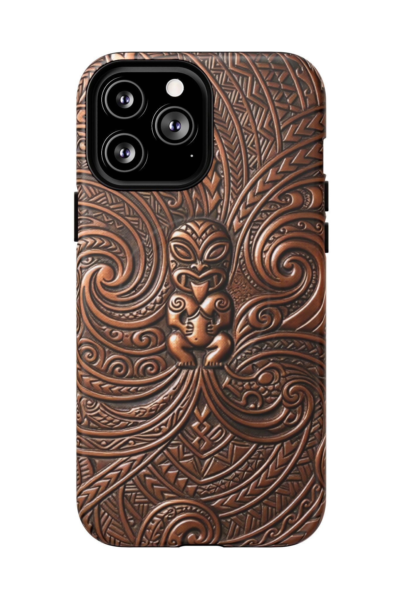 Paa Guardian MagSafe iPhone Case Side View - Dual Layer Drop Protection Hawaiian Phone Case - The Local Banyan