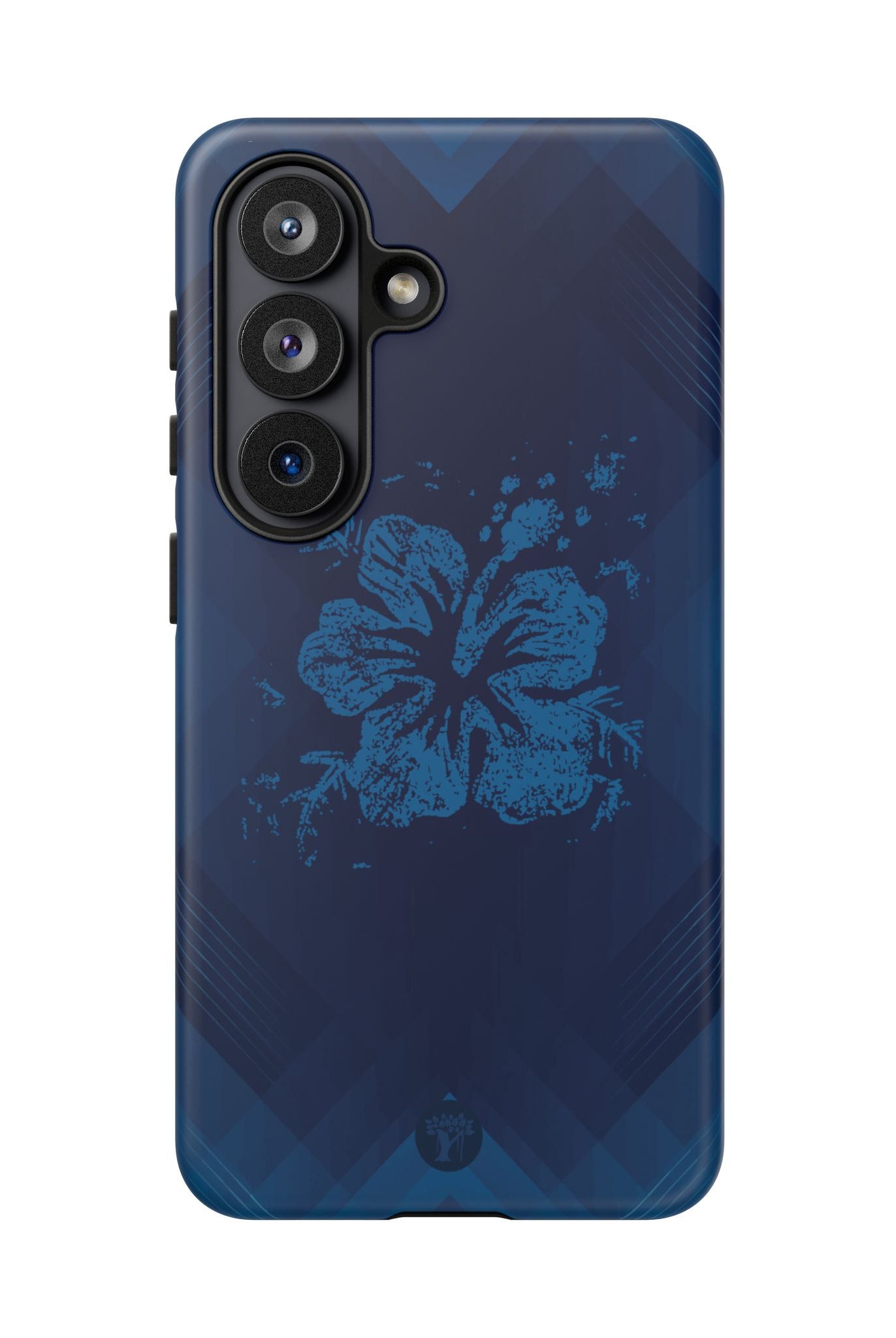 Kikokiko Lehua Tough Samsung Galaxy Case Side View - Dual Layer Drop Protection Hawaiian Phone Case - The Local Banyan