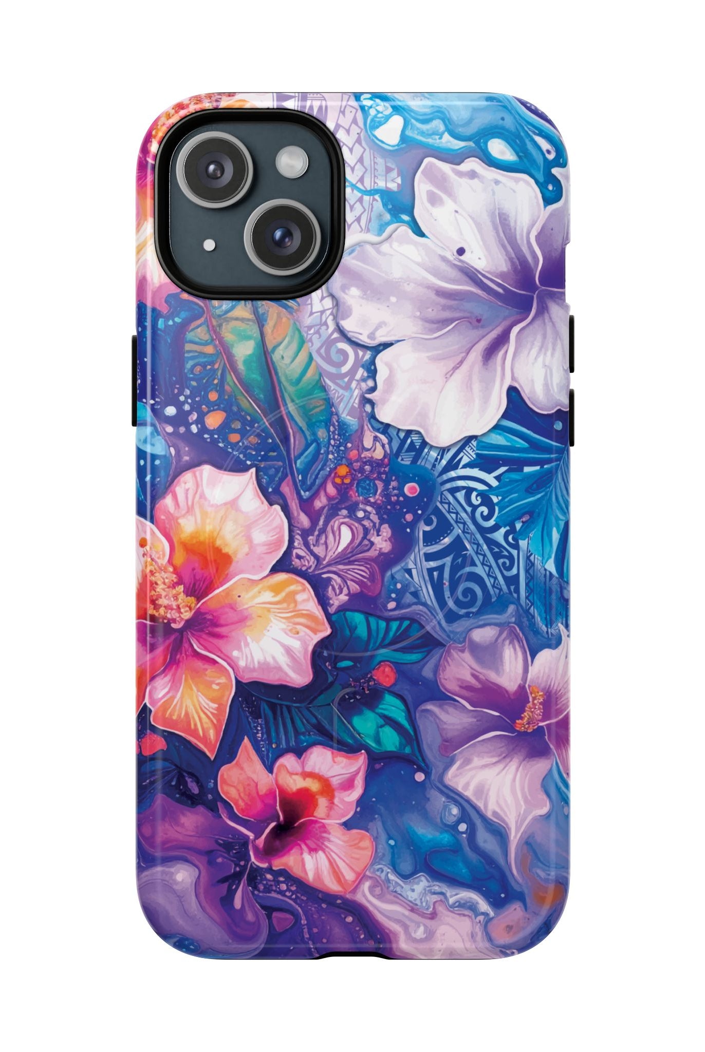 Aloha Wai Magnetic Case for iPhone Phone Case The Local Banyan iPhone 15 Plus Glossy