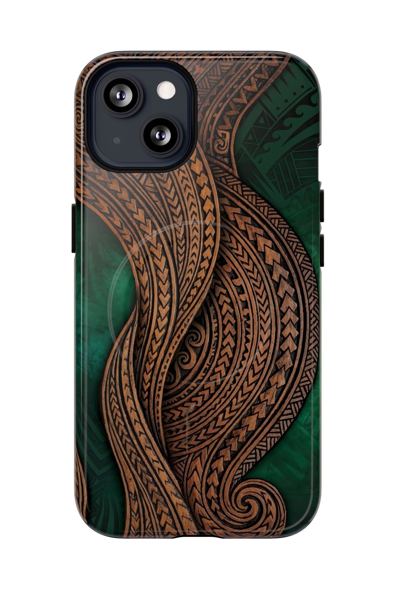Island Kalai MagSafe iPhone Case Side View - Dual Layer Drop Protection Hawaiian Phone Case - The Local Banyan