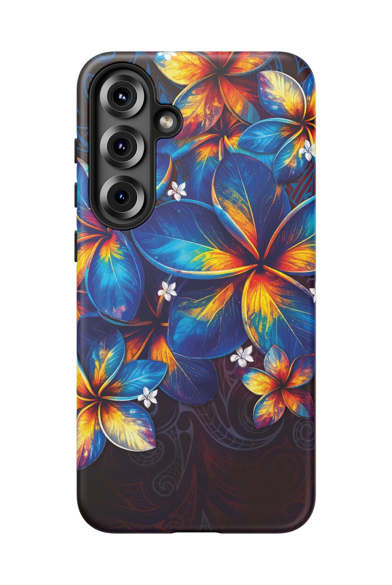 Nohea Twilight Tough Samsung Galaxy Case Side View - Dual Layer Drop Protection Hawaiian Phone Case - The Local Banyan