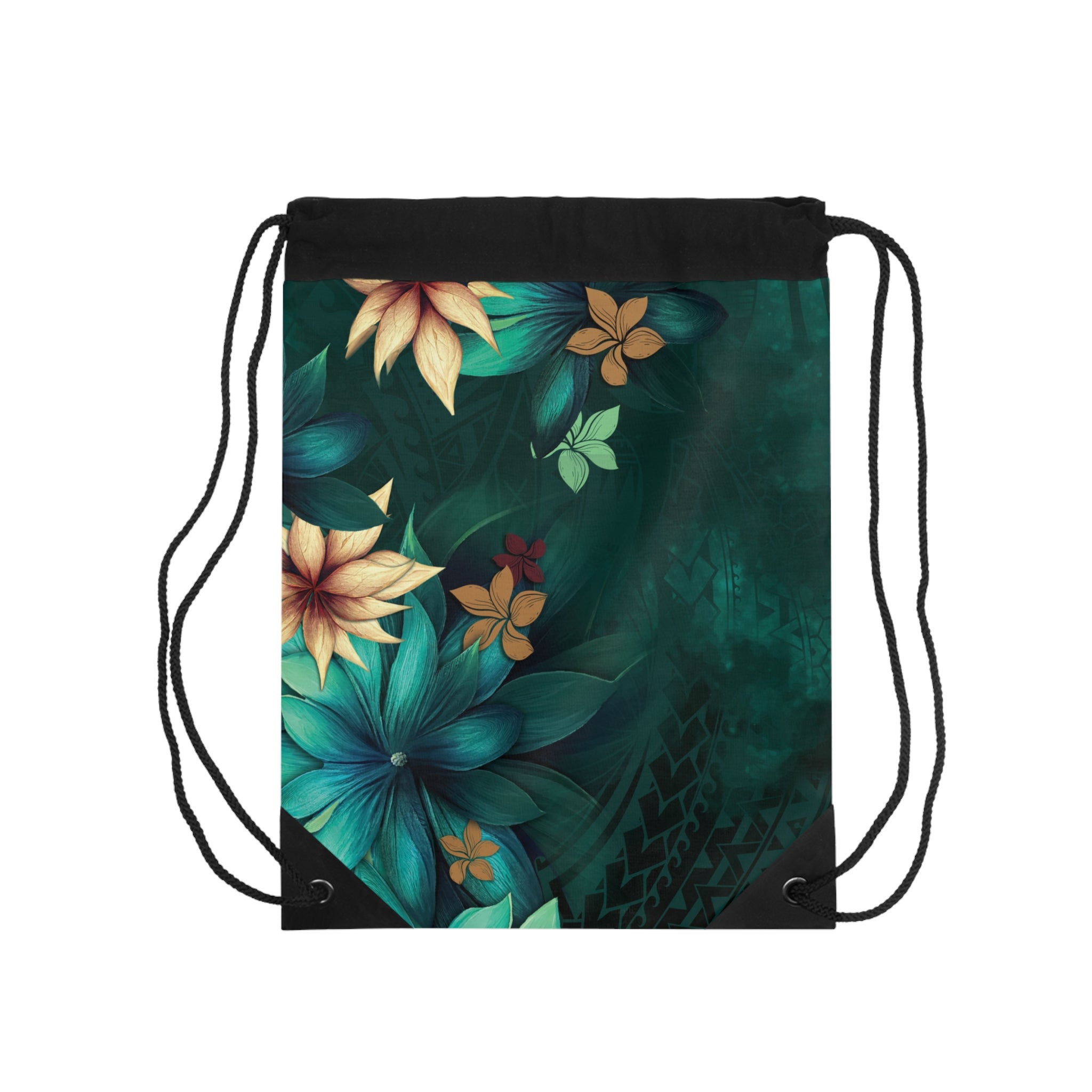 Aloha Whispers Drawstring Cinch Bag Backpack The Local Banyan One size