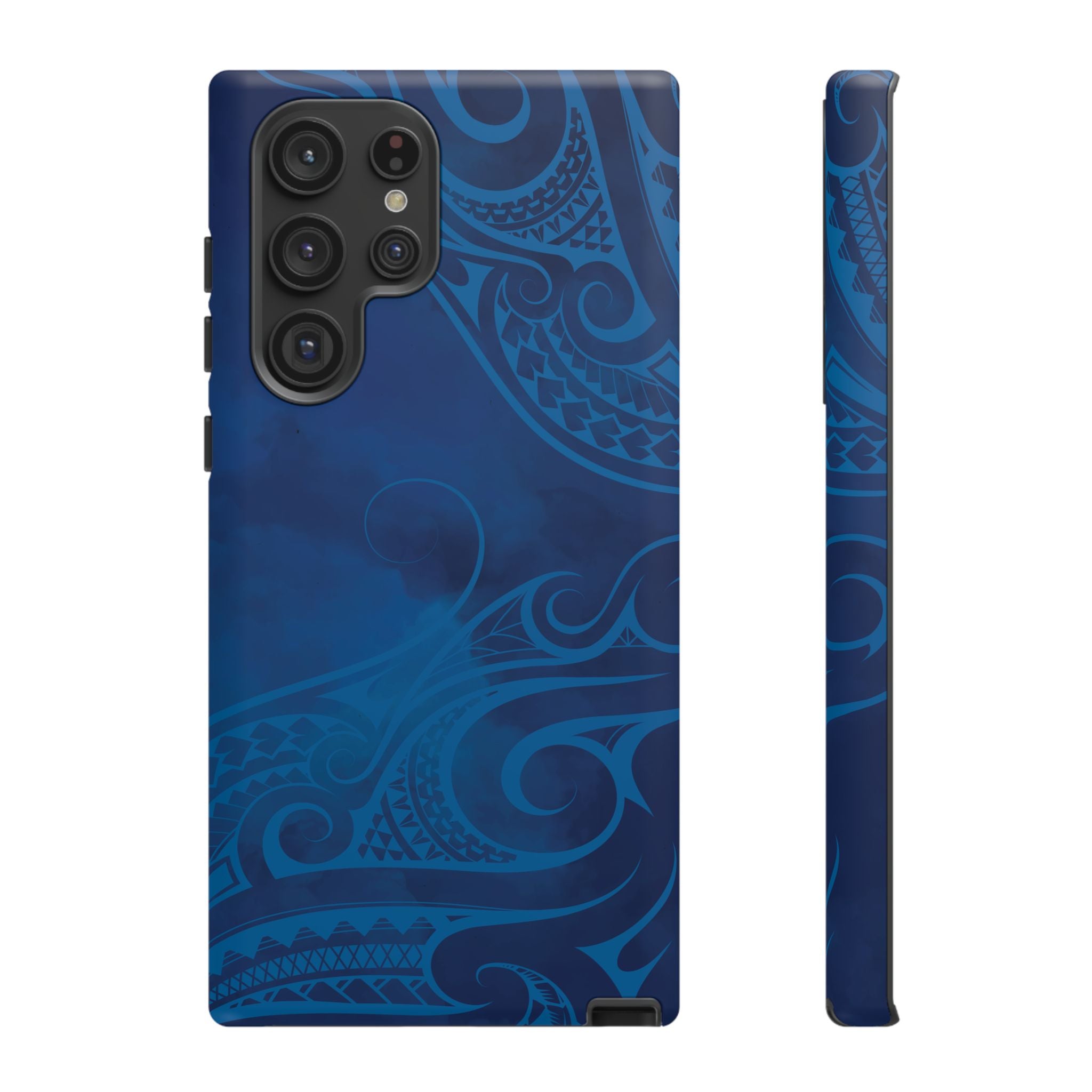 Kai Legacy Tough Samsung Galaxy Case Side View - Dual Layer Drop Protection Hawaiian Phone Case - The Local Banyan