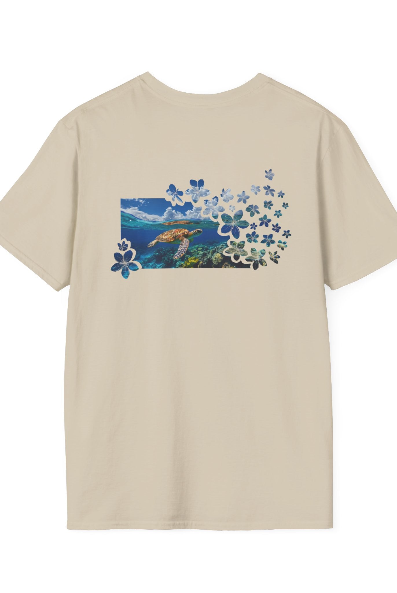 Turtle's Tranquility Paradise Soft Style Tee T-Shirt