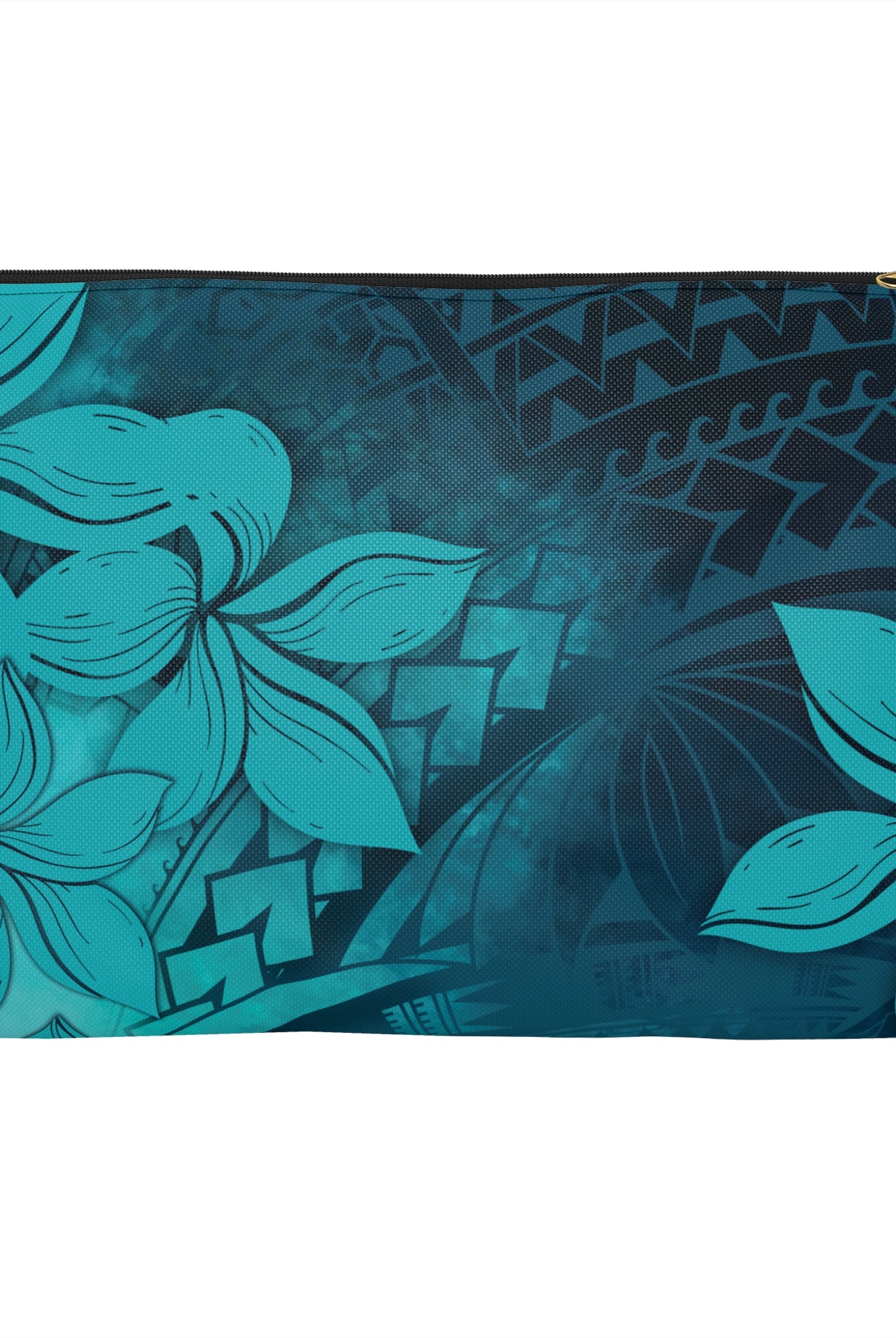 Moana Bloom Travel Pouch Pouches Large Black zipper