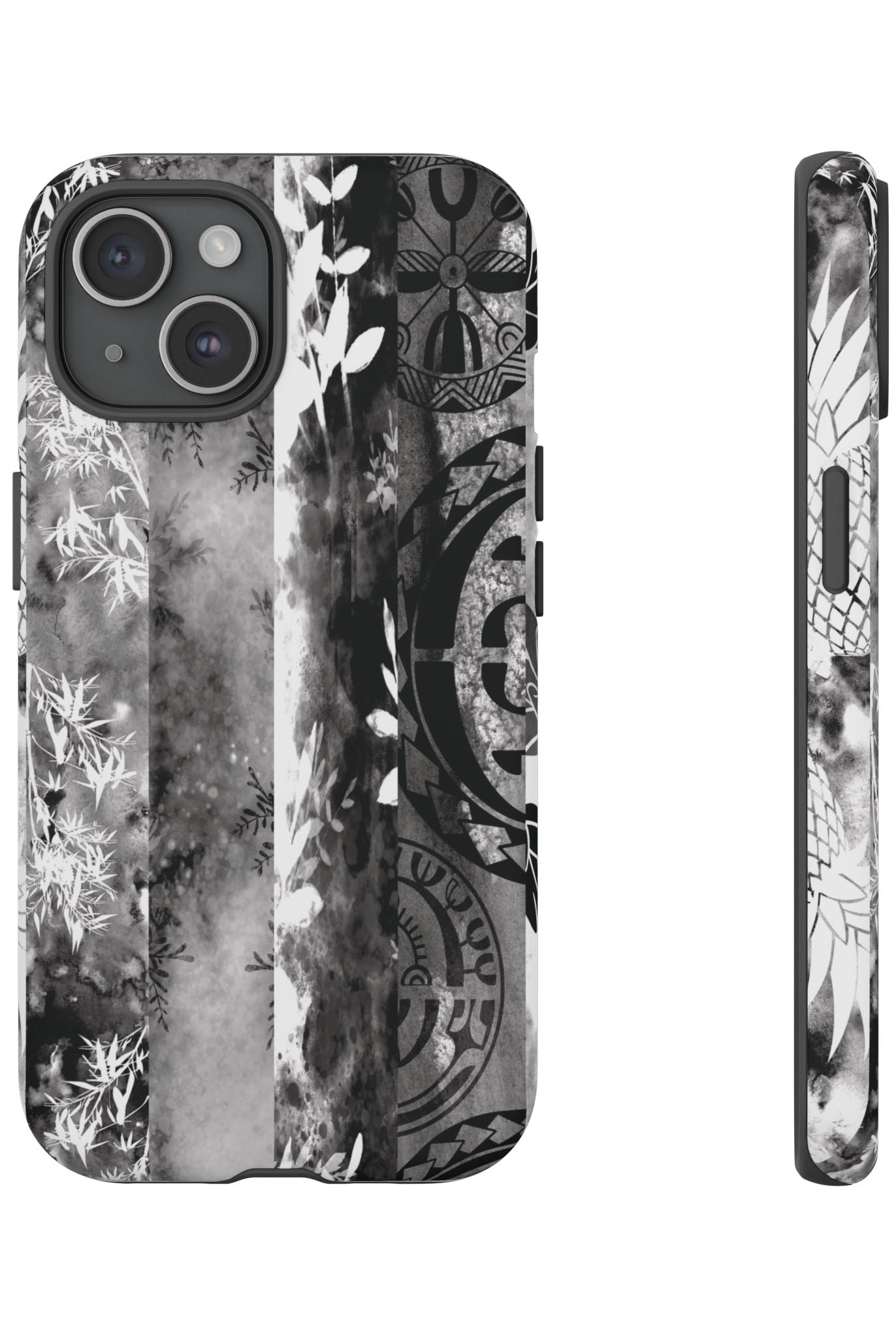 Monochrome Oasis Tough Case for iPhone Phone Case The Local Banyan iPhone 15 Matte