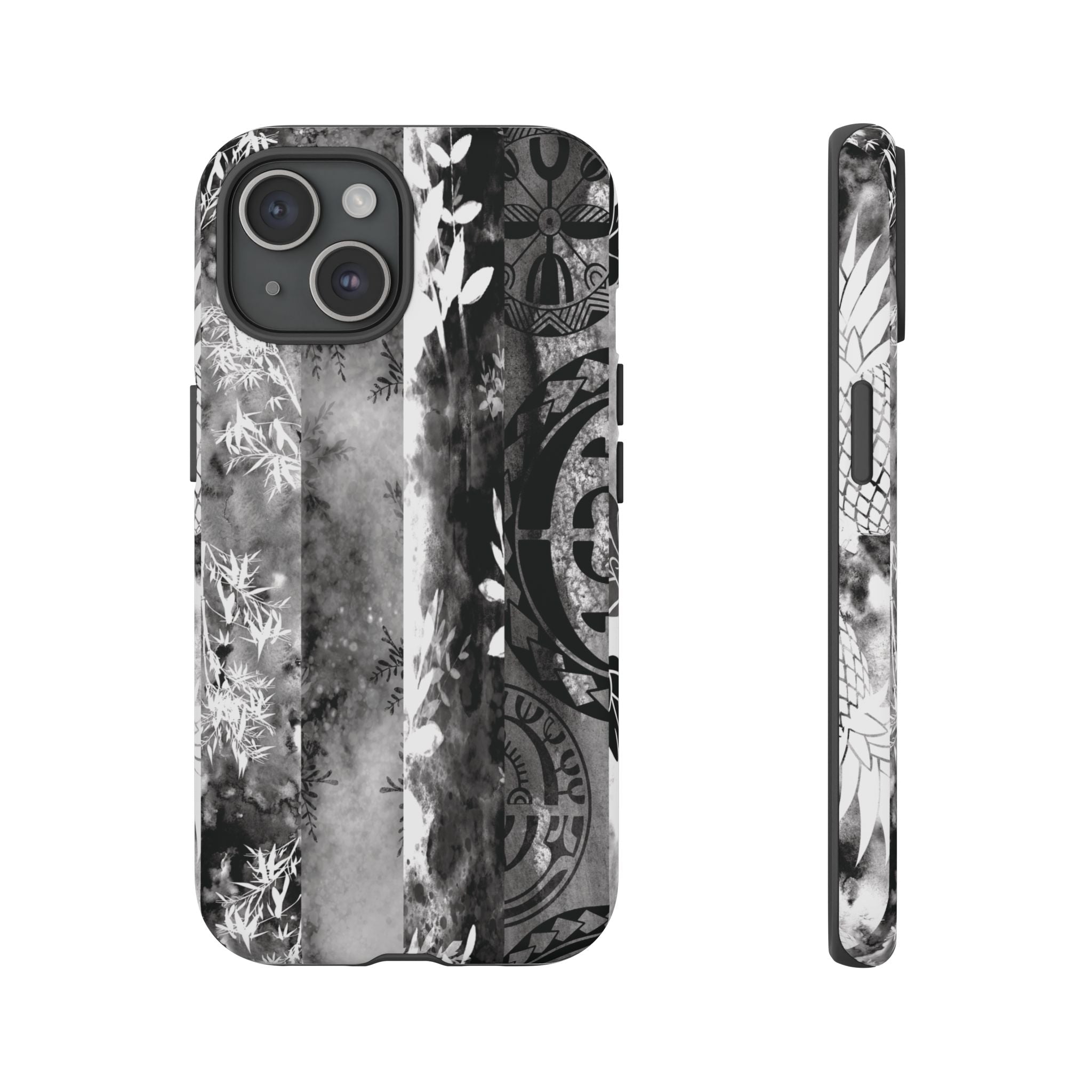 Monochrome Oasis Tough Case for iPhone Phone Case The Local Banyan iPhone 15 Matte