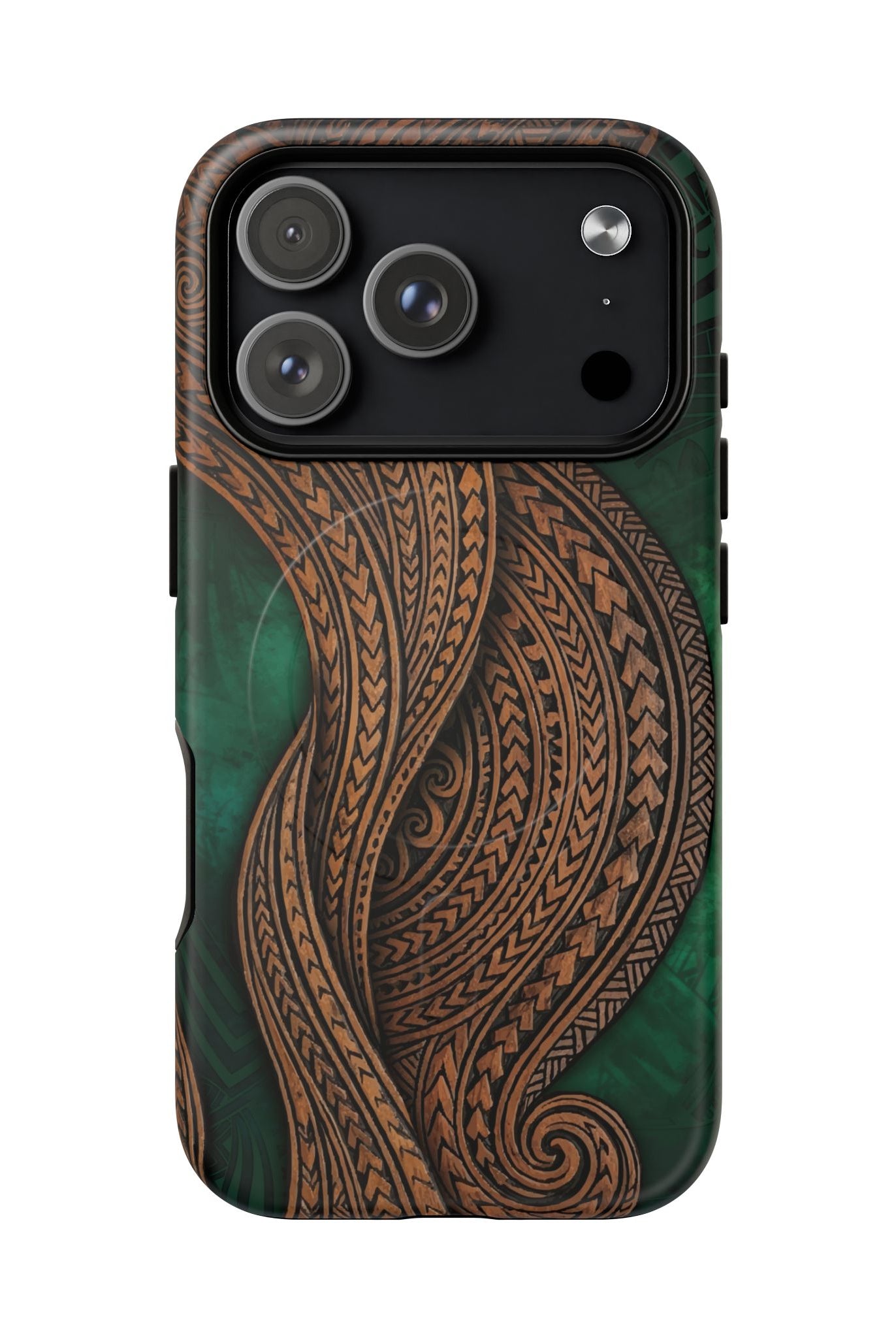 Island Kalai MagSafe iPhone Case Side View - Dual Layer Drop Protection Hawaiian Phone Case - The Local Banyan
