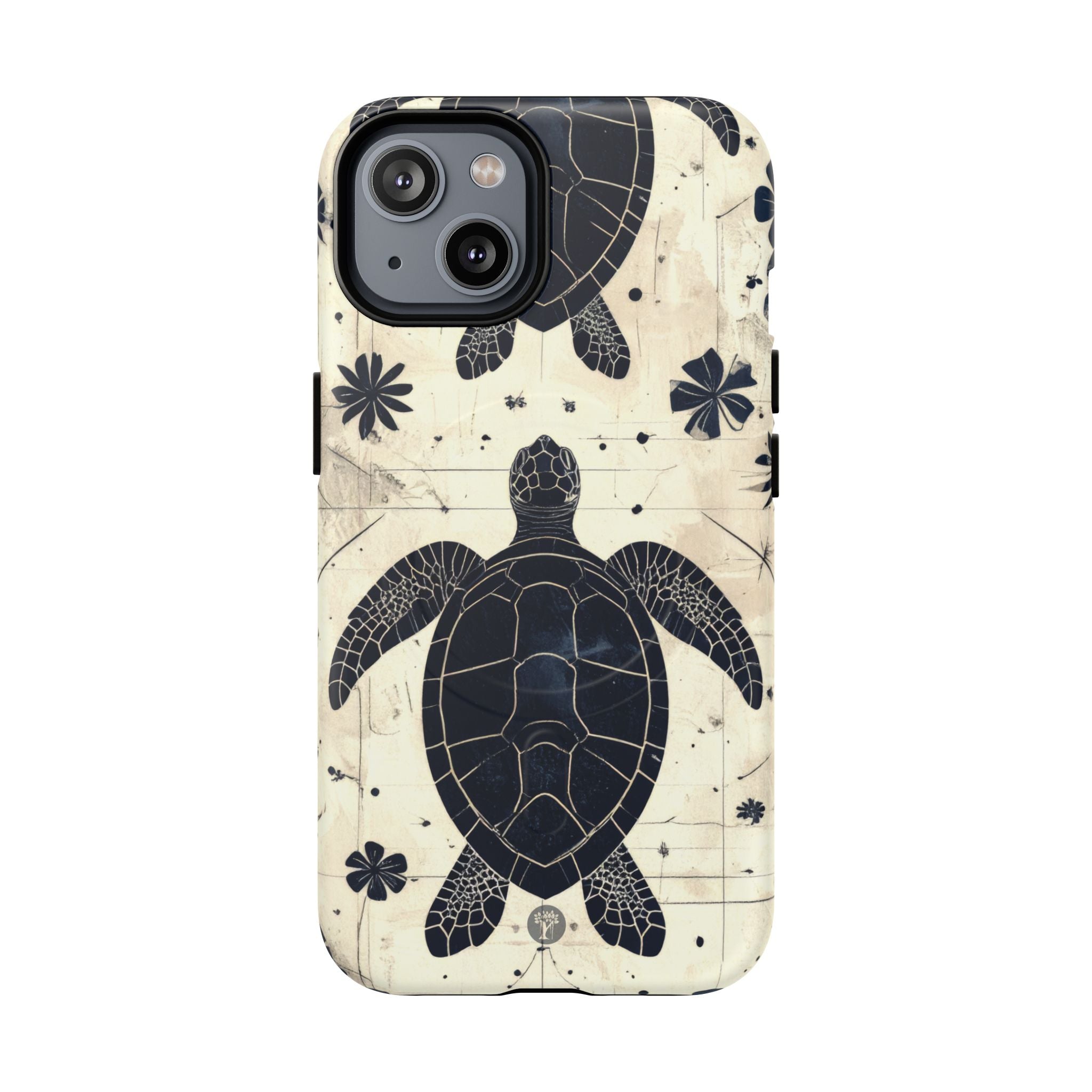 Tapa Keʻa Honu Magnetic Case for iPhone iPhone 14 Matte The Local Banyan