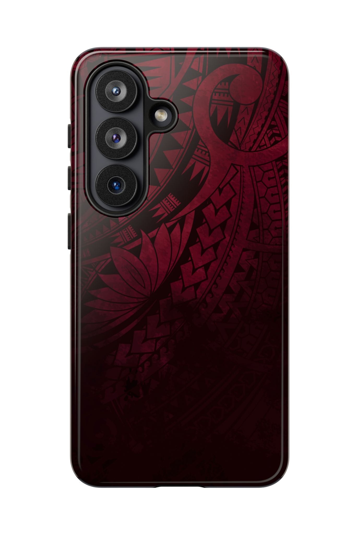 Eternal Ember Tough Samsung Galaxy Case Side View - Dual Layer Drop Protection Hawaiian Phone Case - The Local Banyan