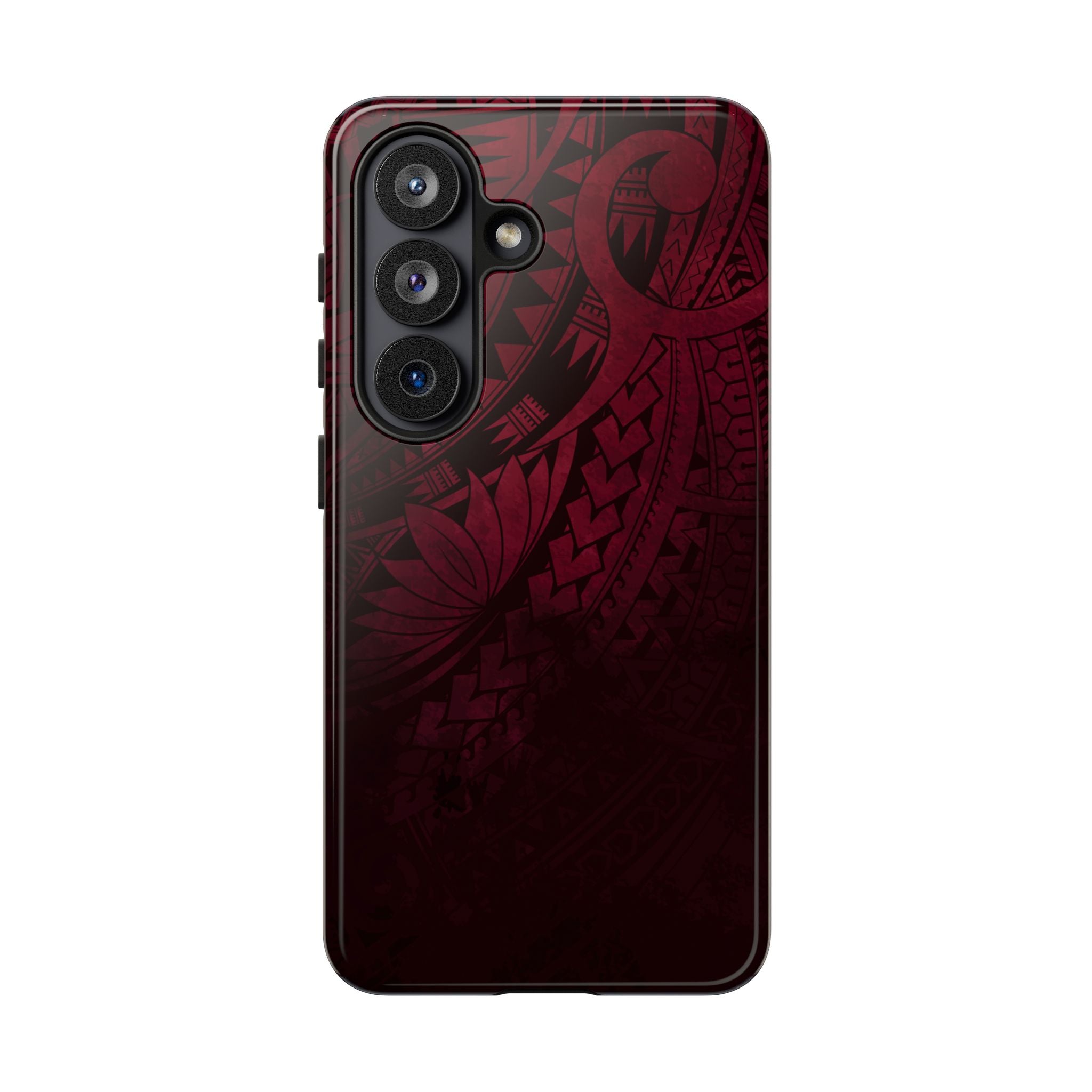 Eternal Ember Tough Samsung Galaxy Case Side View - Dual Layer Drop Protection Hawaiian Phone Case - The Local Banyan