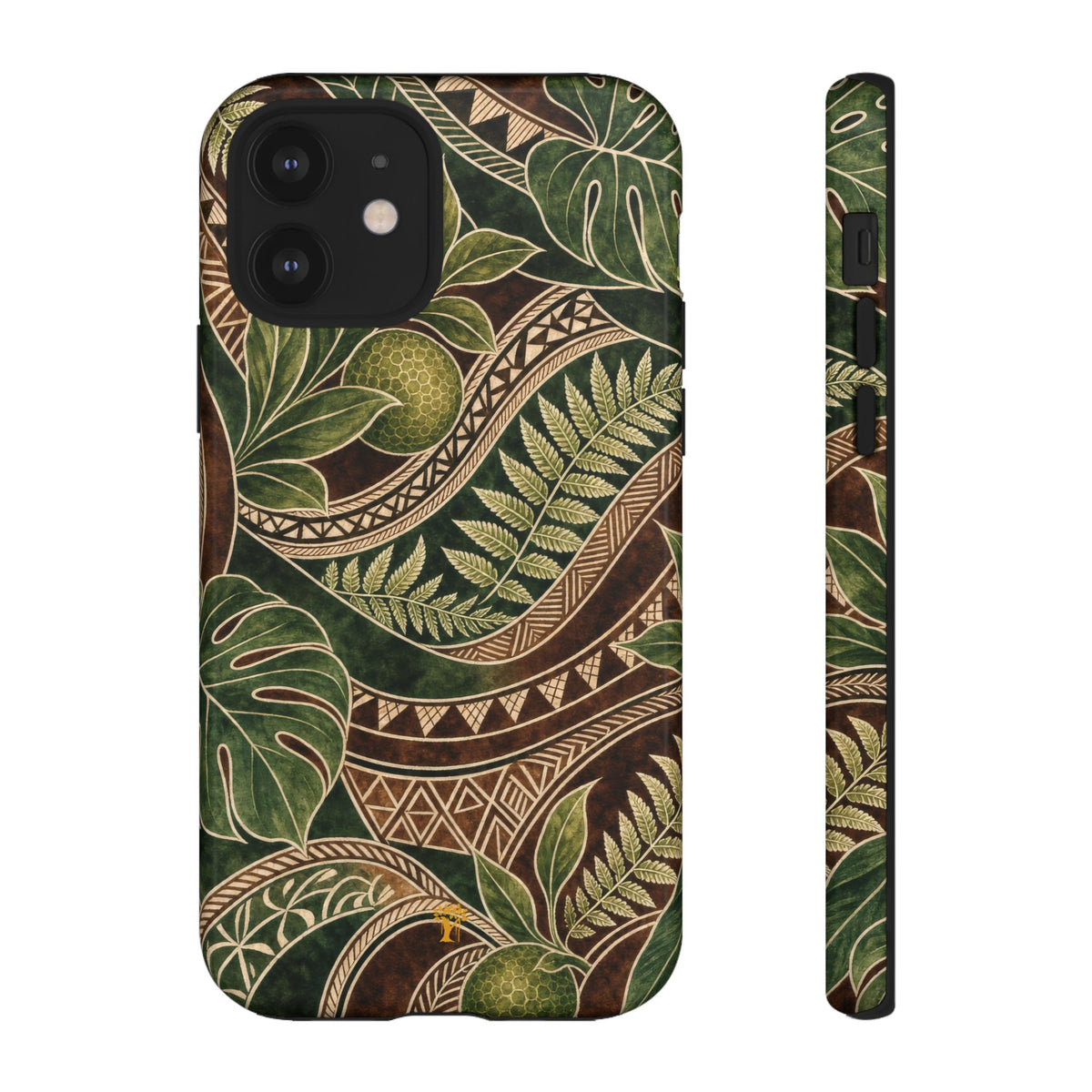 Tapa Honua Tough Case for iPhone iPhone 12 Glossy The Local Banyan