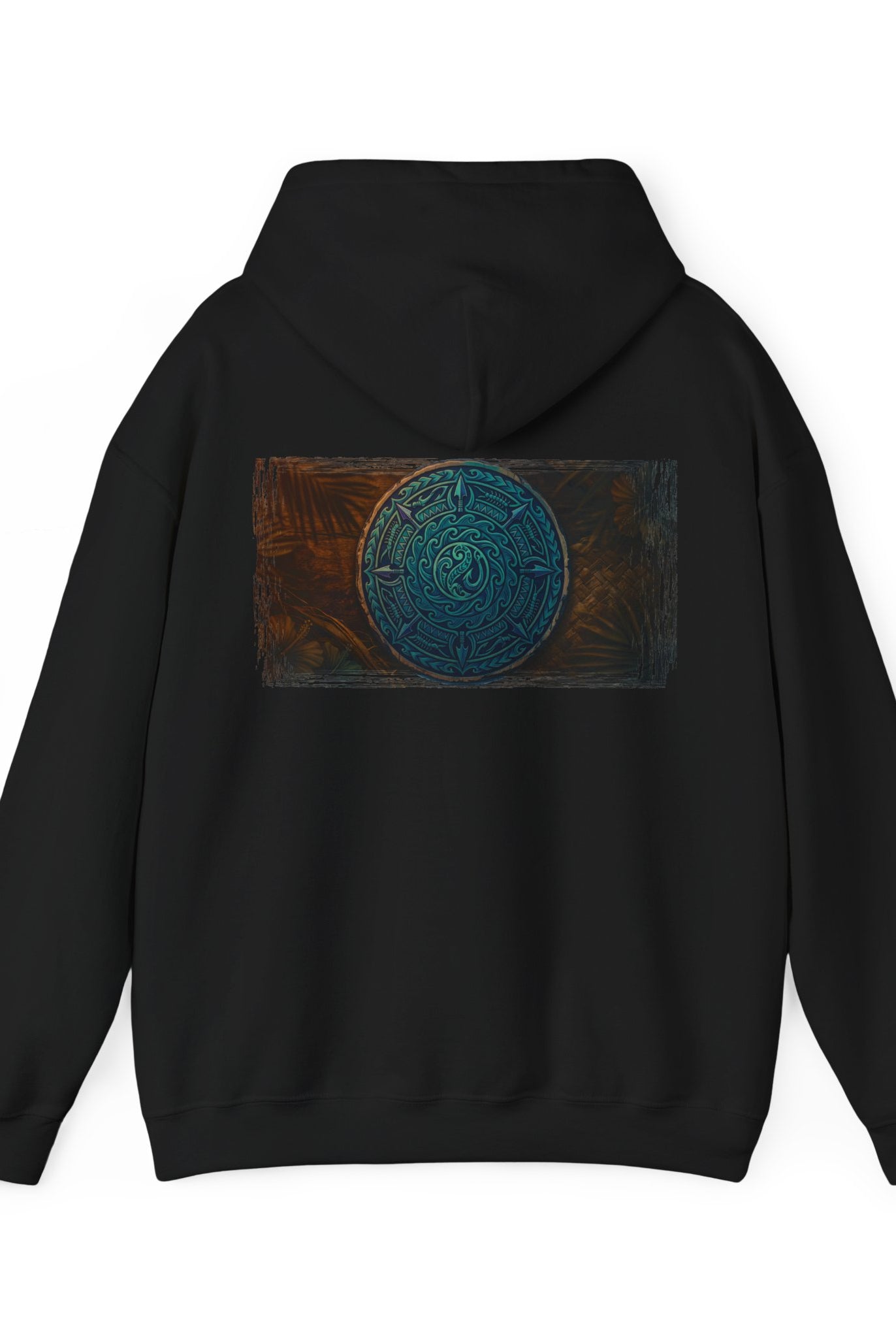 Makau Mana Heavy Blended Hooded Sweatshirt Black S The Local Banyan