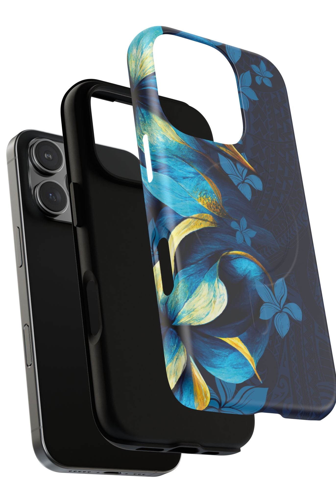 Po Mahina MagSafe iPhone Case Side View - Dual Layer Drop Protection Hawaiian Phone Case - The Local Banyan
