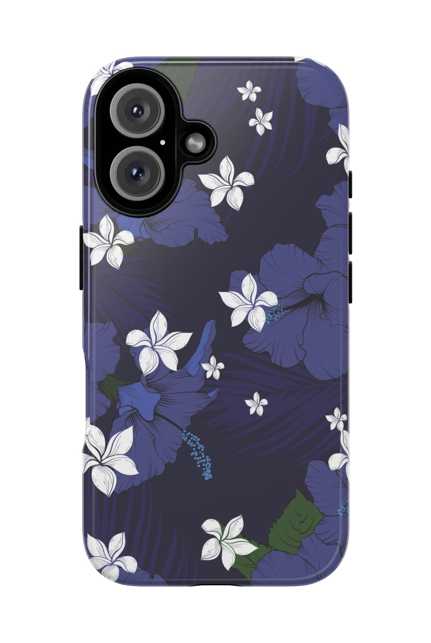 Vintage Blue Tough Case for iPhone Phone Case The Local Banyan iPhone 16 Glossy