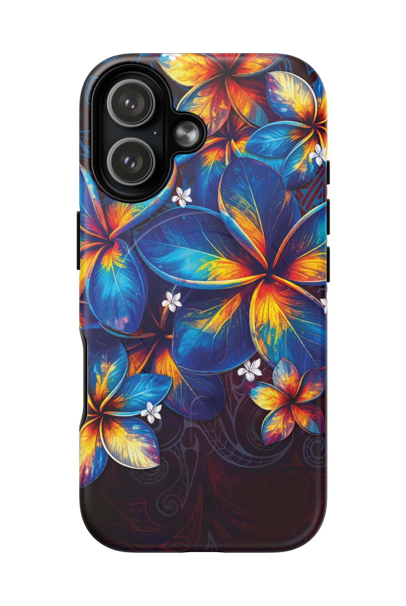 Nohea Twilight MagSafe iPhone Case Side View - Dual Layer Drop Protection Hawaiian Phone Case - The Local Banyan