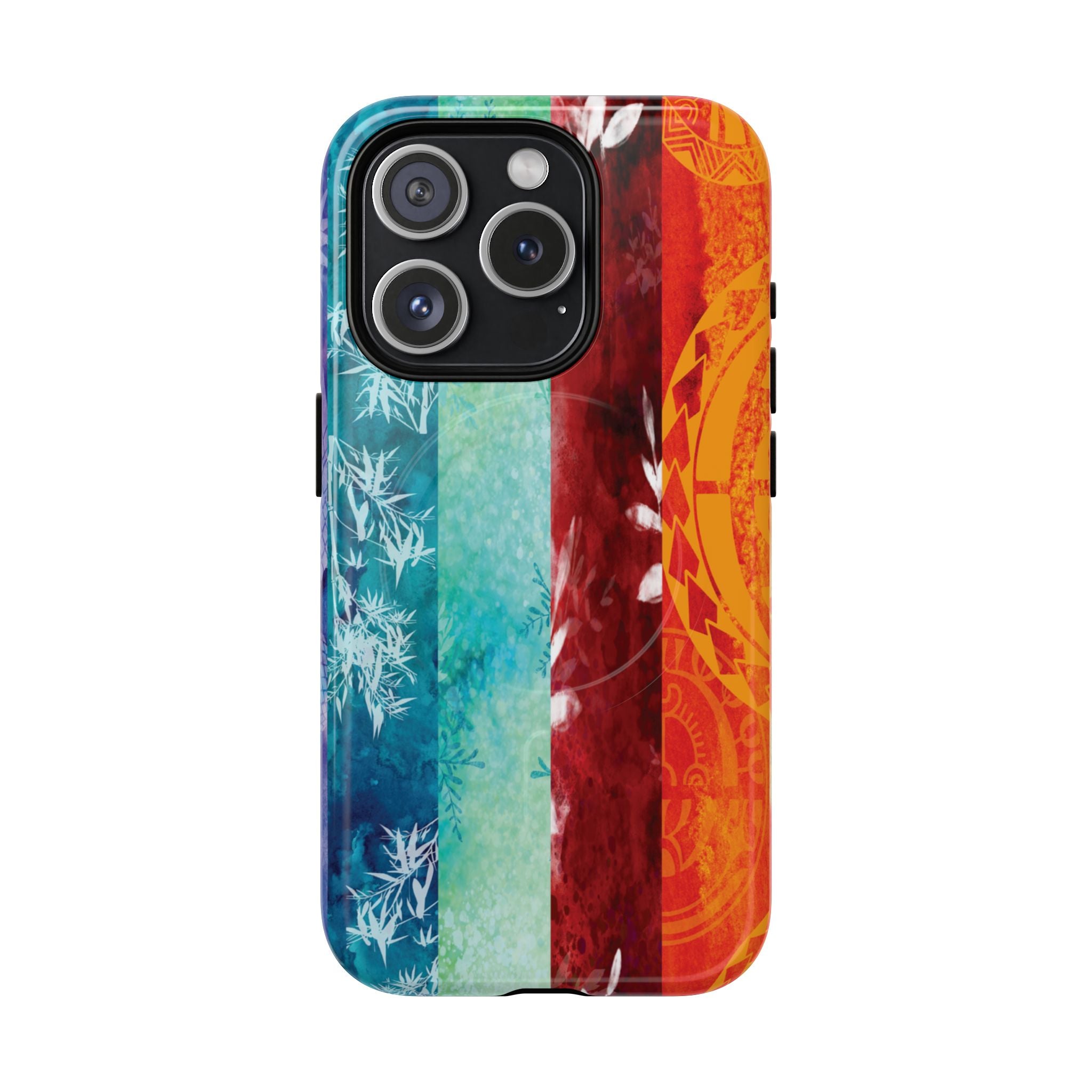 Island Vibes Magnetic Tough Case for iPhone Phone Case The Local Banyan iPhone 15 Pro Glossy