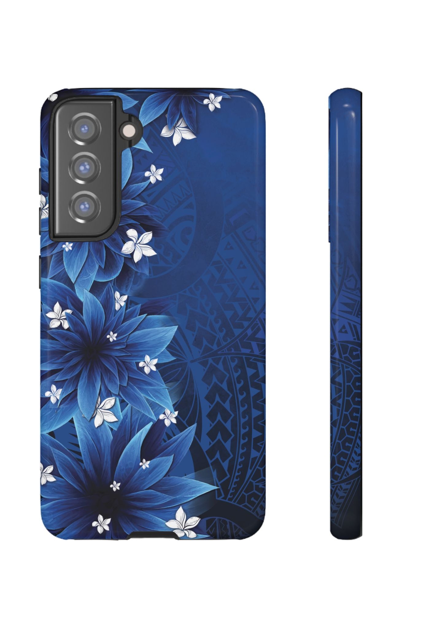 Hoku Pua Tough Case for Samsung Galaxy Phone Case The Local Banyan Samsung Galaxy S21 FE Glossy