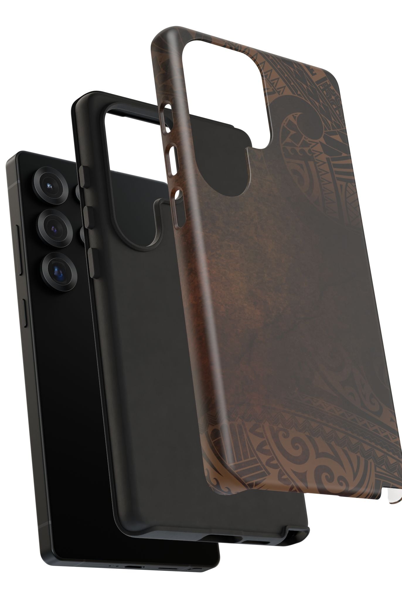 Aloha Aina Tough Samsung Galaxy Case Side View - Dual Layer Drop Protection Hawaiian Phone Case - The Local Banyan