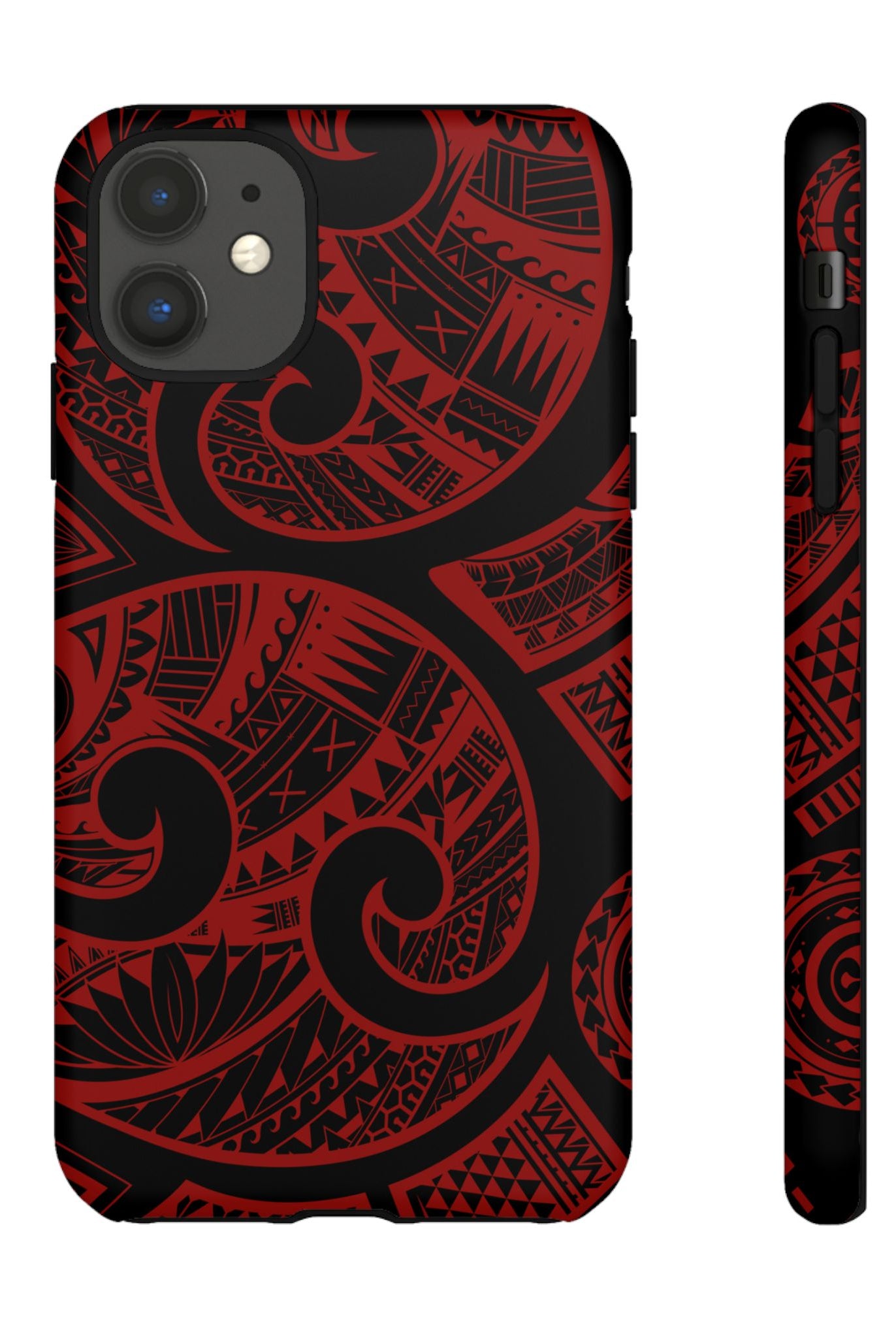 Island Tribal Red Tough Case for iPhone Phone Case The Local Banyan iPhone 11 Matte