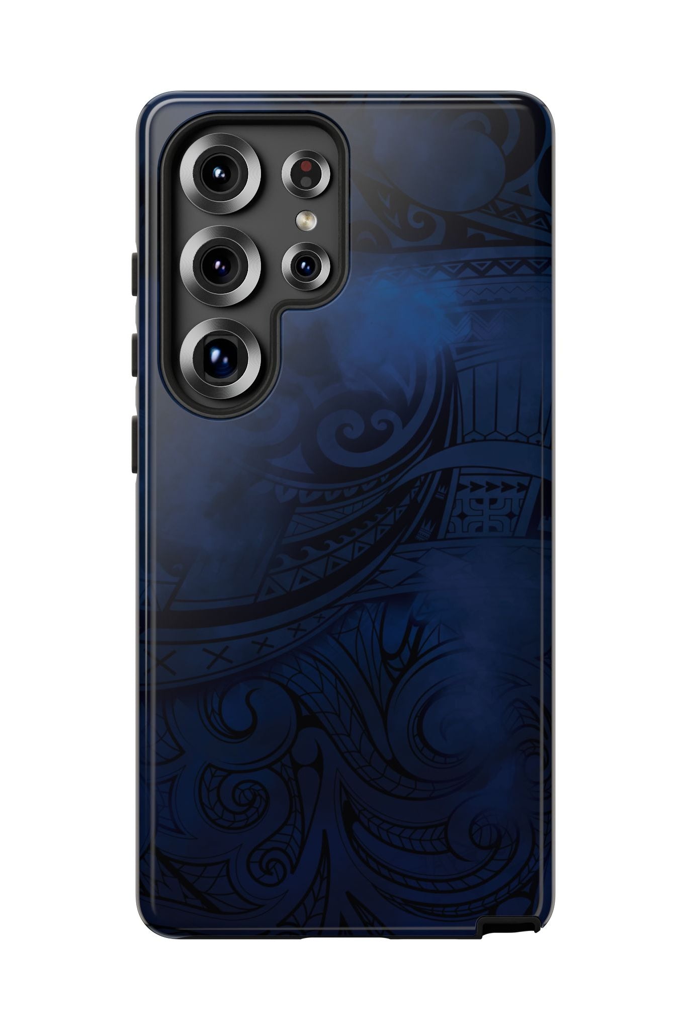 Midnight Essence Tough Samsung Galaxy Case Side View - Dual Layer Drop Protection Hawaiian Phone Case - The Local Banyan