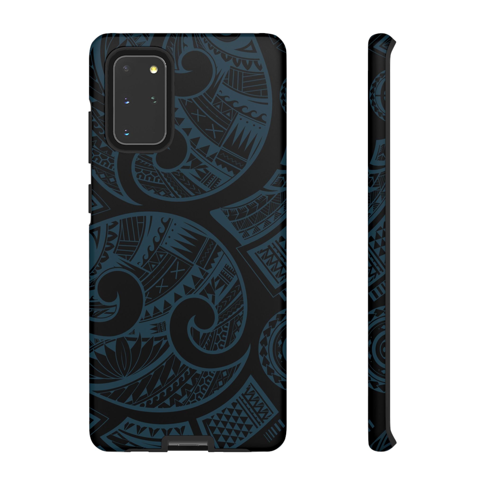 Island Tribal Royal Teal Tough Case for Samsung Galaxy Phone Case The Local Banyan Samsung Galaxy S20+ Matte