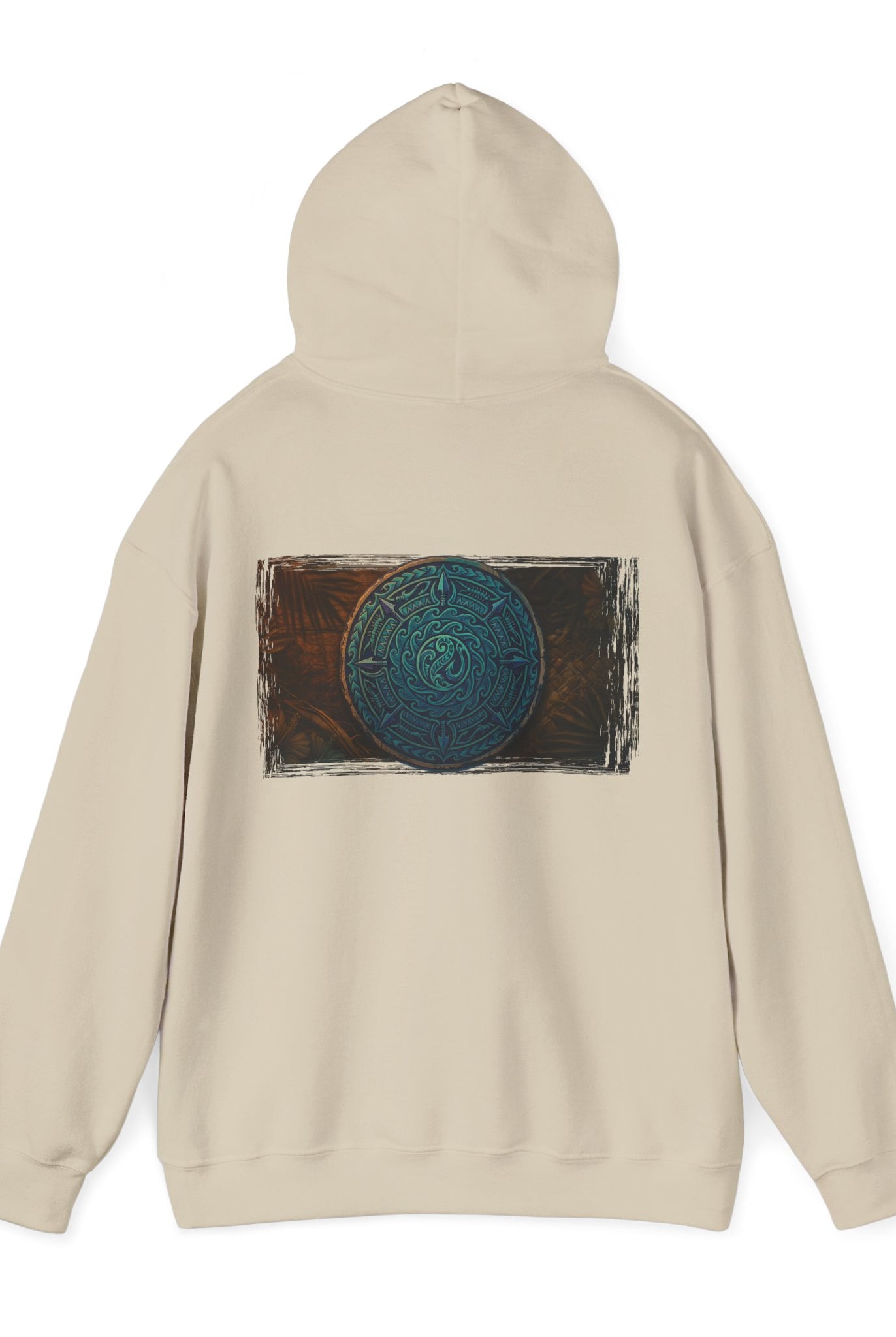 Makau Mana Heavy Blended Hooded Sweatshirt Sand S The Local Banyan