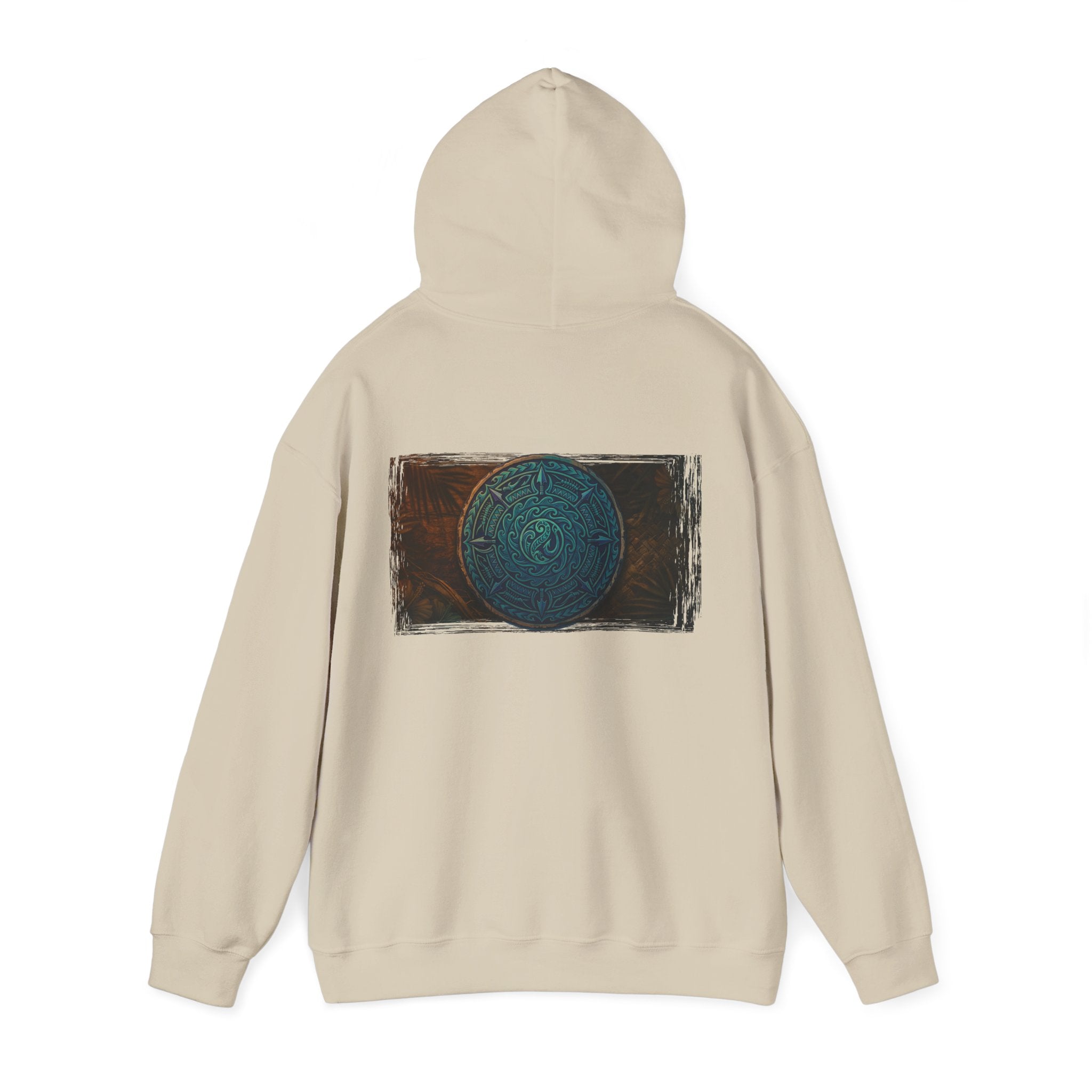 Makau Mana Heavy Blended Hooded Sweatshirt Sand S The Local Banyan