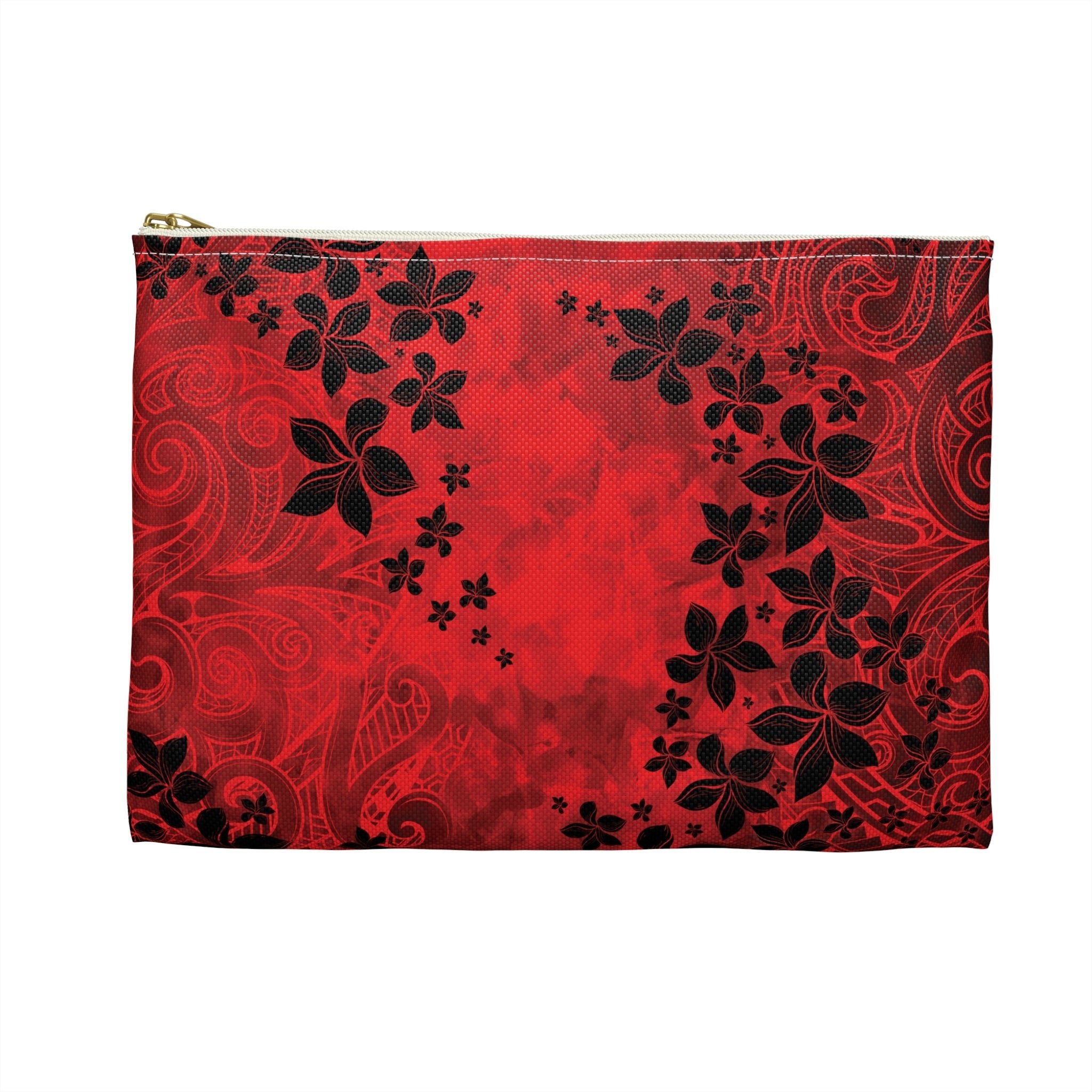 Keahi Pua Travel Pouch Bag Small Black zipper The Local Banyan