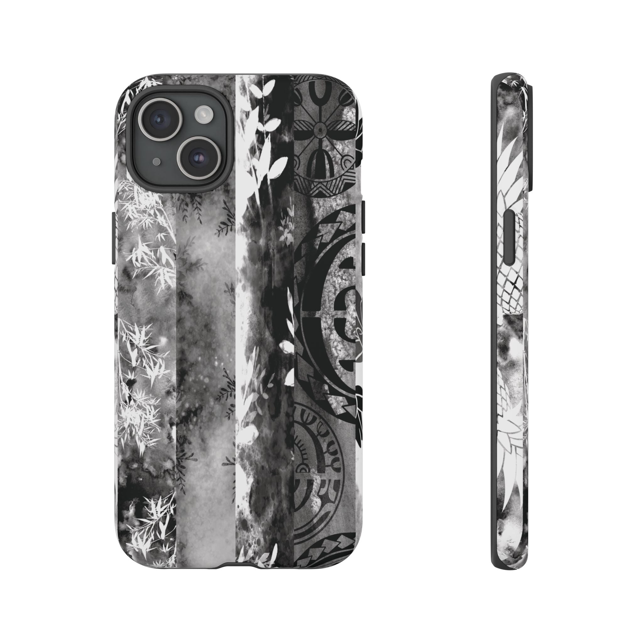 Monochrome Oasis Tough Case for iPhone Phone Case The Local Banyan iPhone 15 Plus Matte